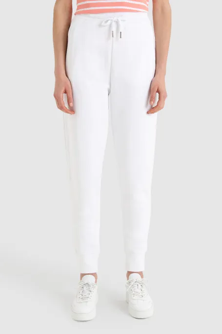 Pantaloni sportivi in puro cotone organico felpato                                                                              