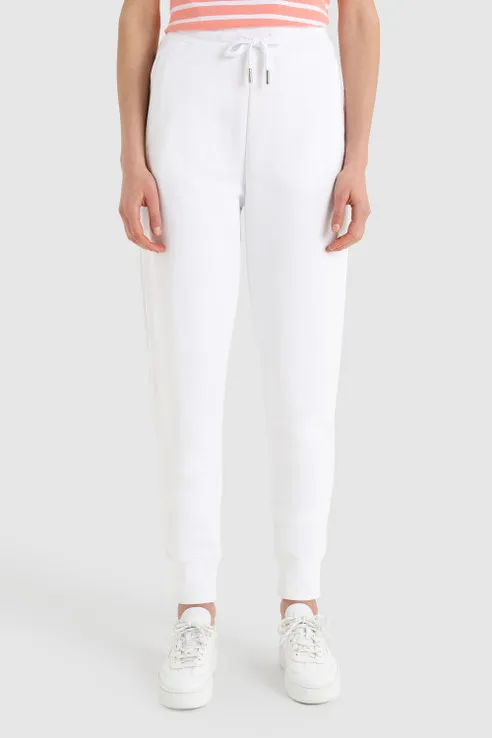Pantaloni sportivi in puro cotone organico felpato                                                                              
