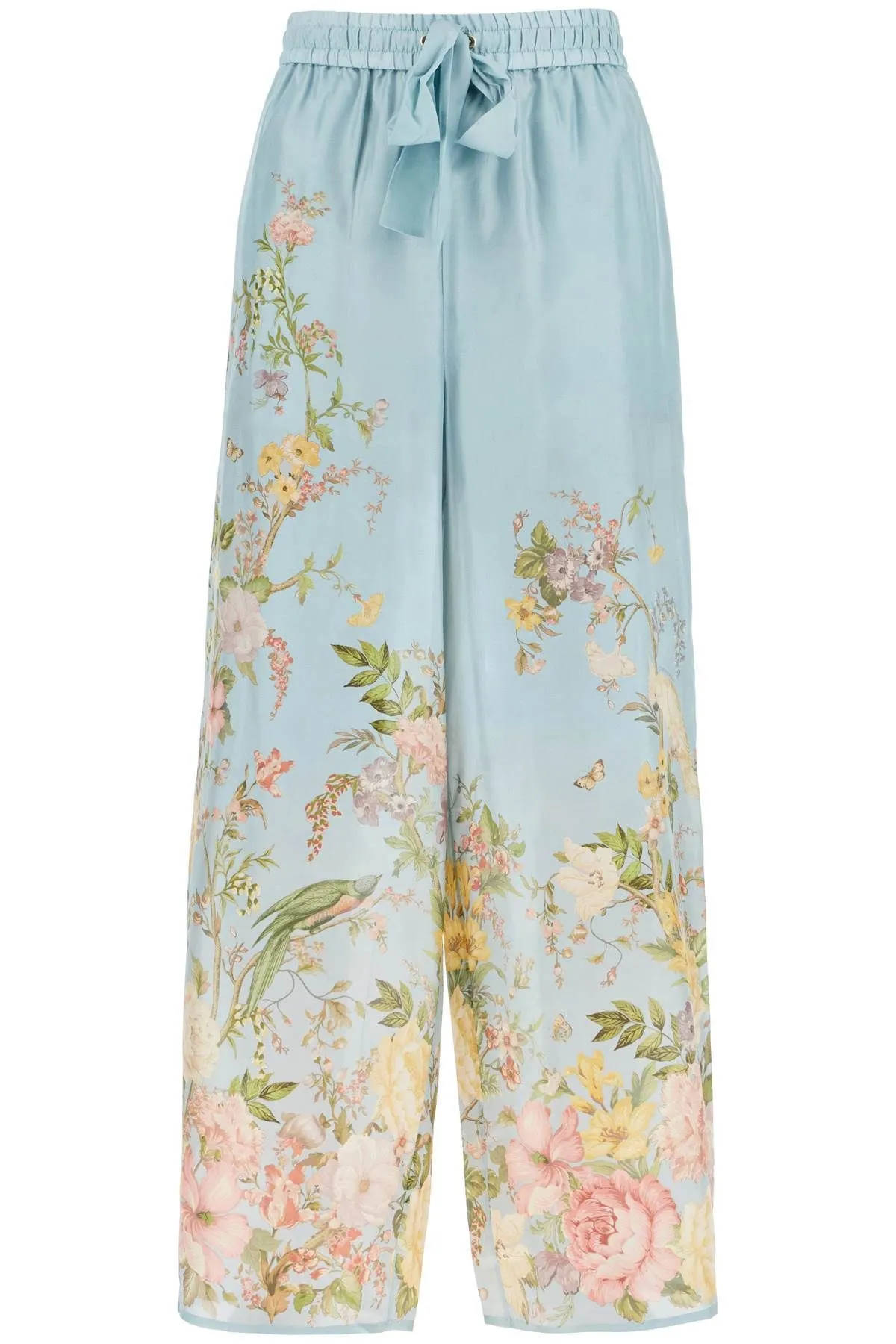 Pantaloni Waverly in seta