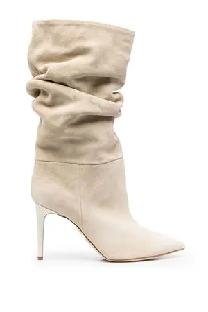 PARIS TEXAS Calzature,Stivali Stivaletti in camoscio beige 