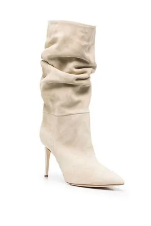 PARIS TEXAS Calzature,Stivali Stivaletti in camoscio beige 