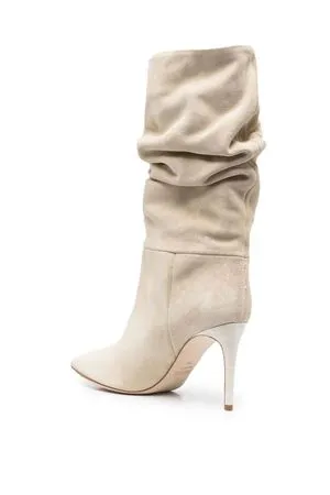 PARIS TEXAS Calzature,Stivali Stivaletti in camoscio beige 