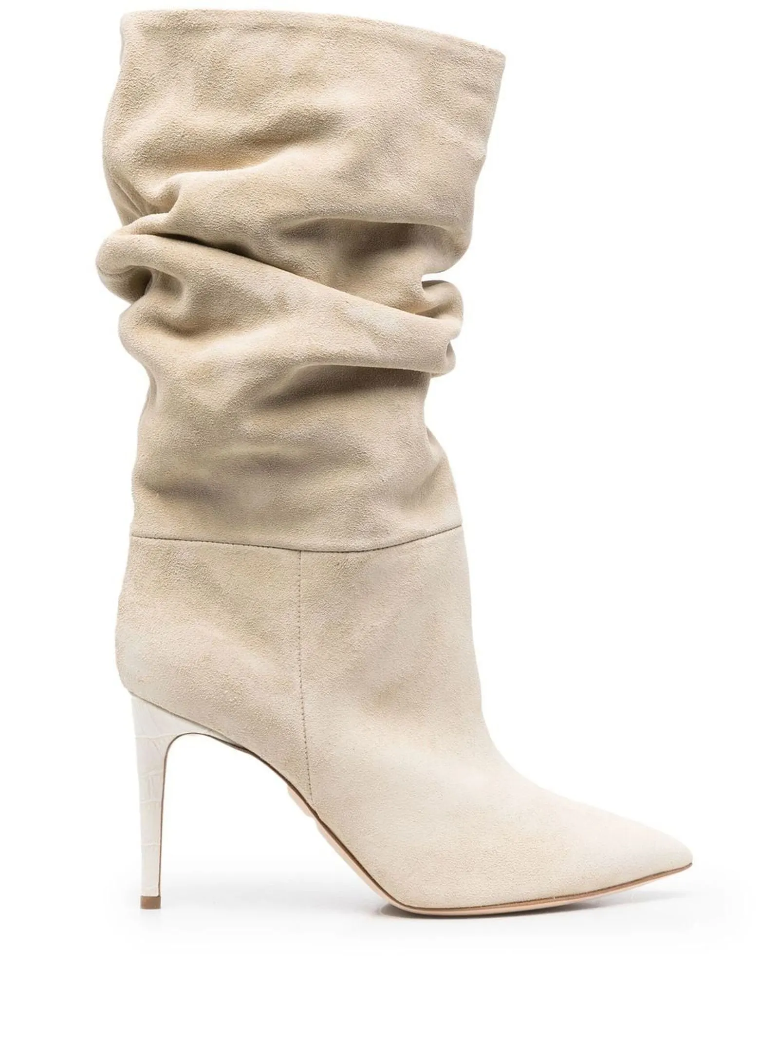 PARIS TEXAS Calzature,Stivali Stivaletti in camoscio beige 