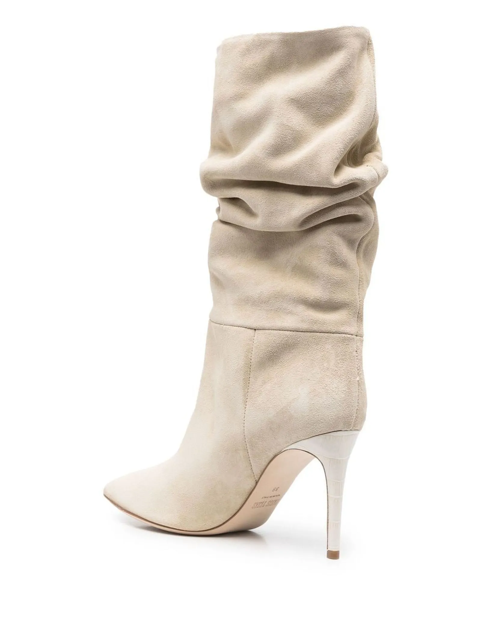 PARIS TEXAS Calzature,Stivali Stivaletti in camoscio beige 