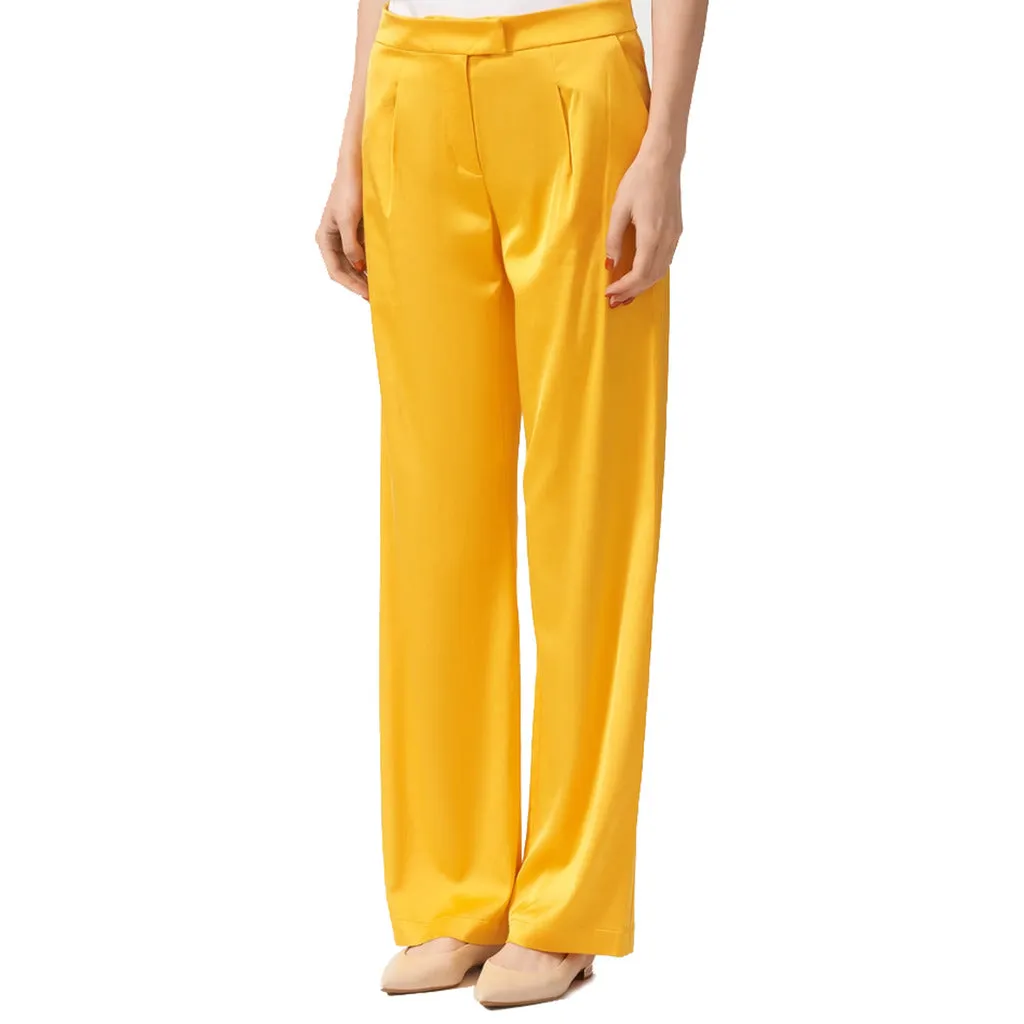 Patrizia Pepe pantalone elegante giallo   