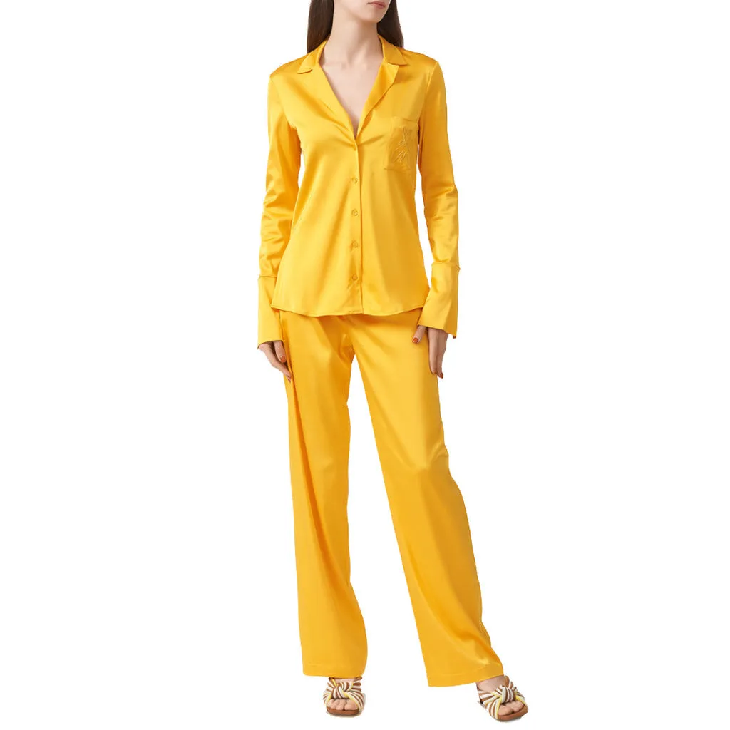 Patrizia Pepe pantalone elegante giallo   