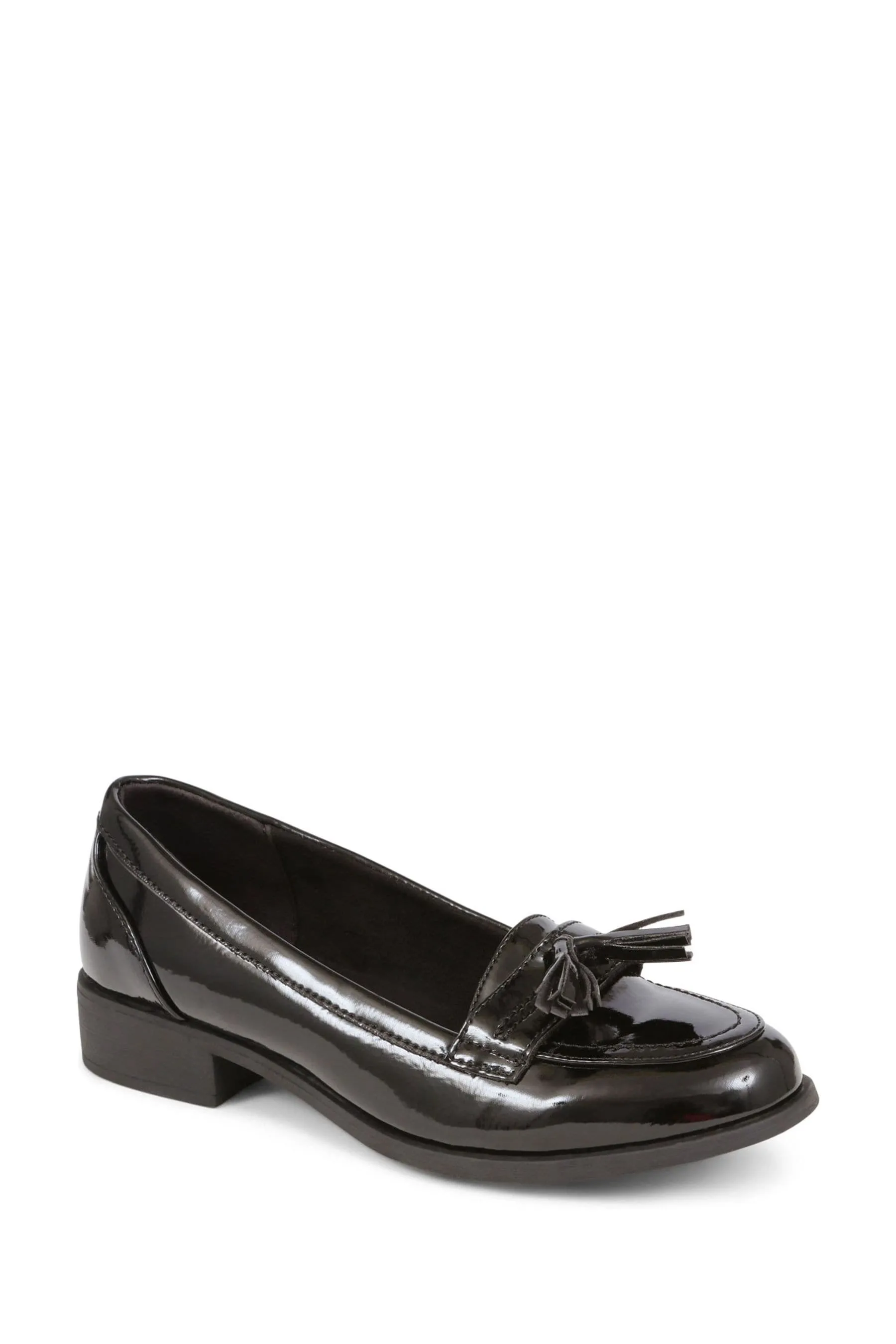 Pavers Smart - Nero in vernice - Mocassini