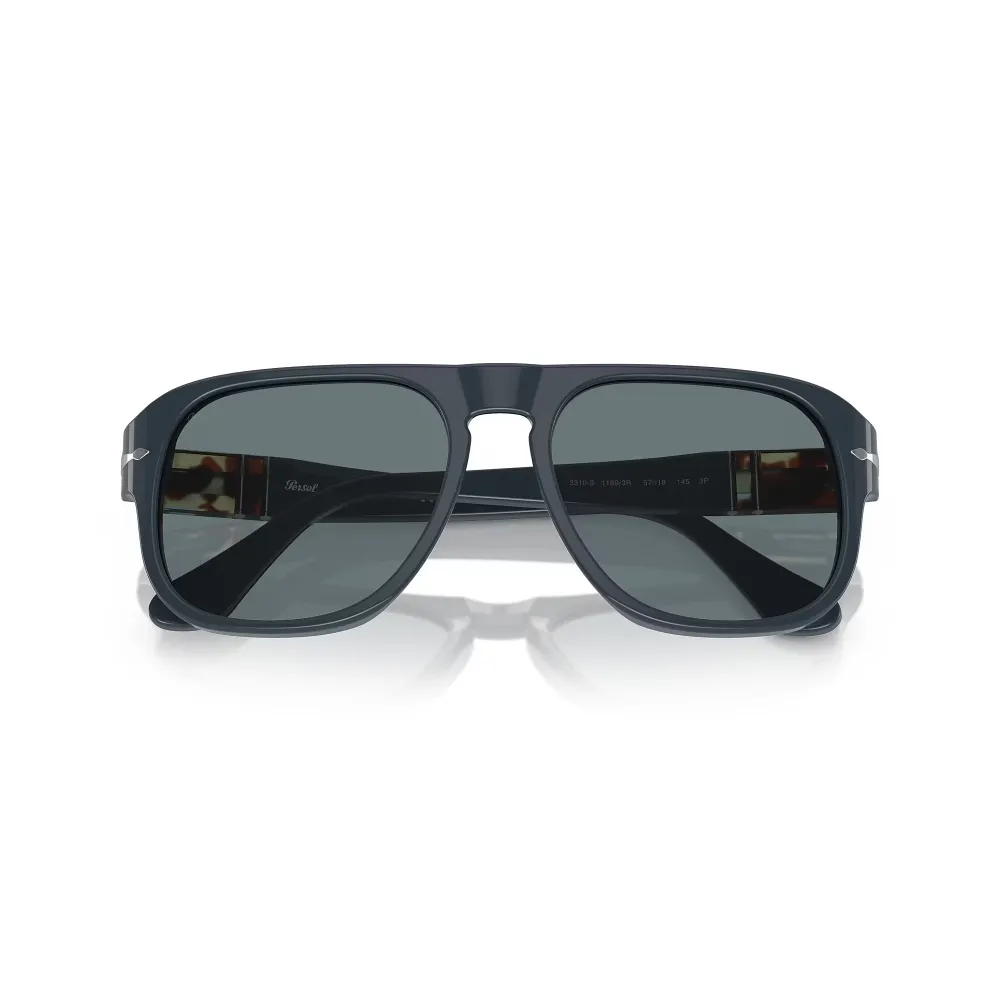 Persol - PO3310S - Jean - Blu Sbiadito / Polarizzata Blu Scuro - Occhiali da Sole - Persol Eyewear
