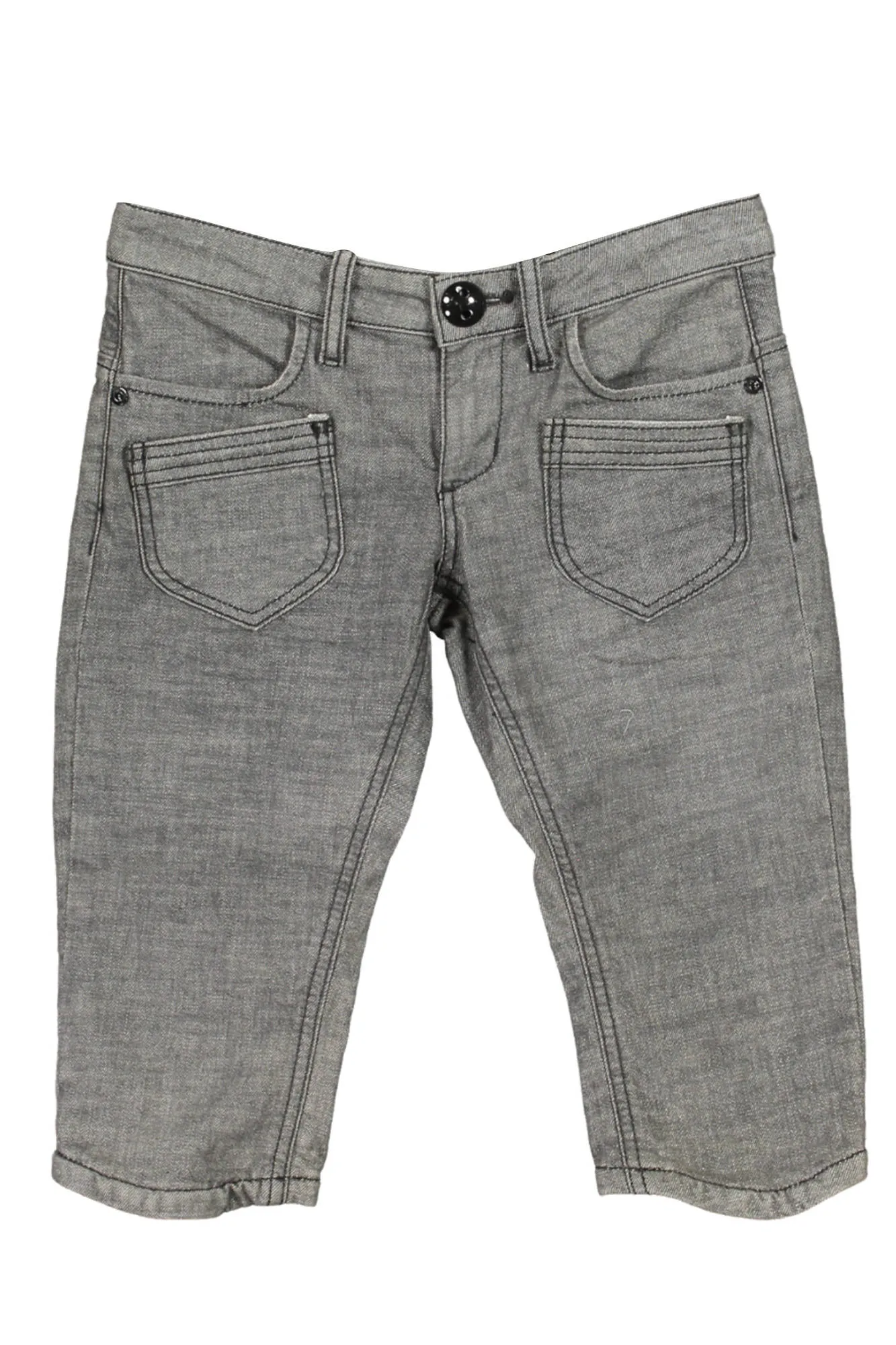 Phard pantalone jeans bermuda nero   