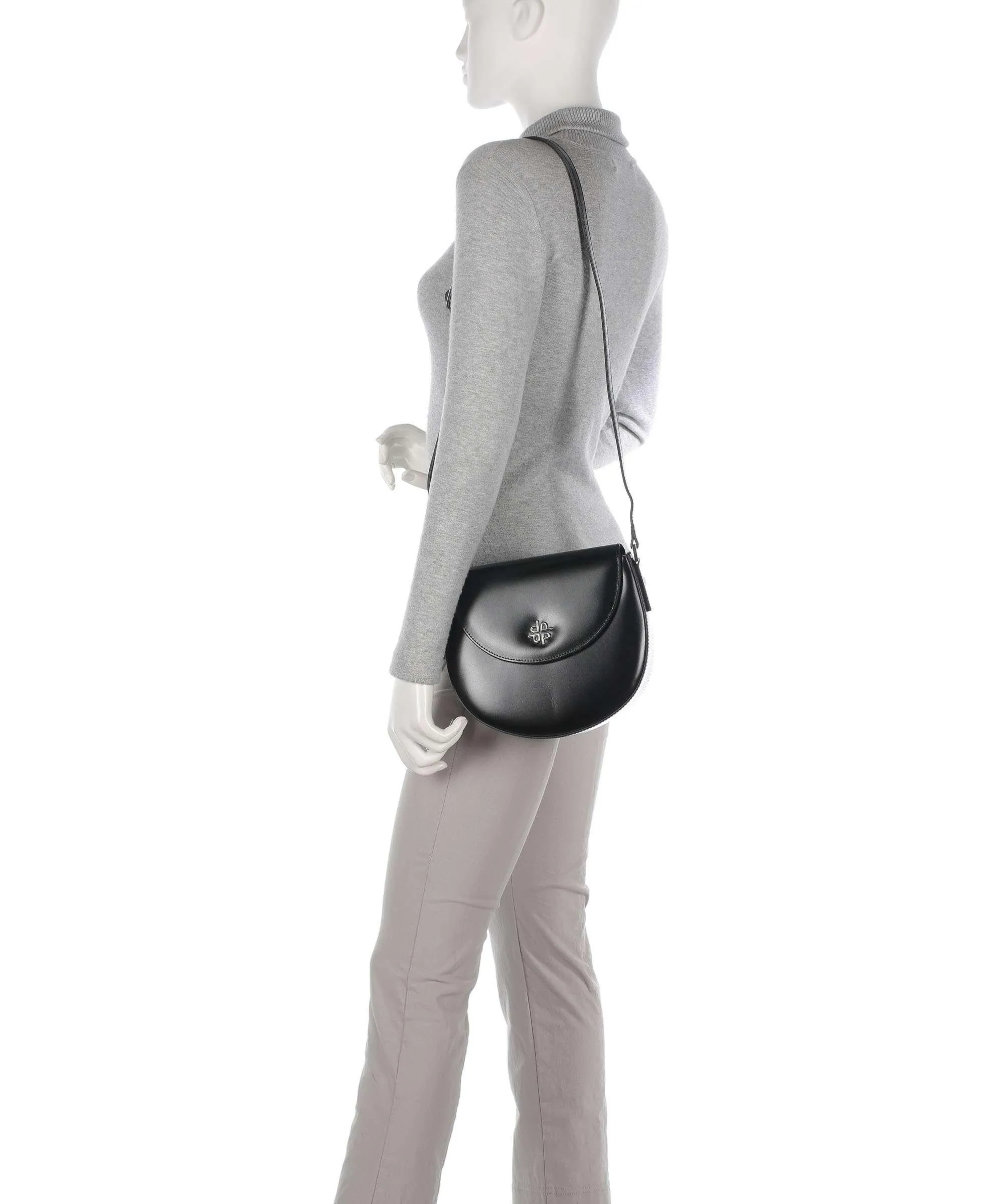  Picard Black Tie Borsa a tracolla pelle di vacchetta liscia nero  