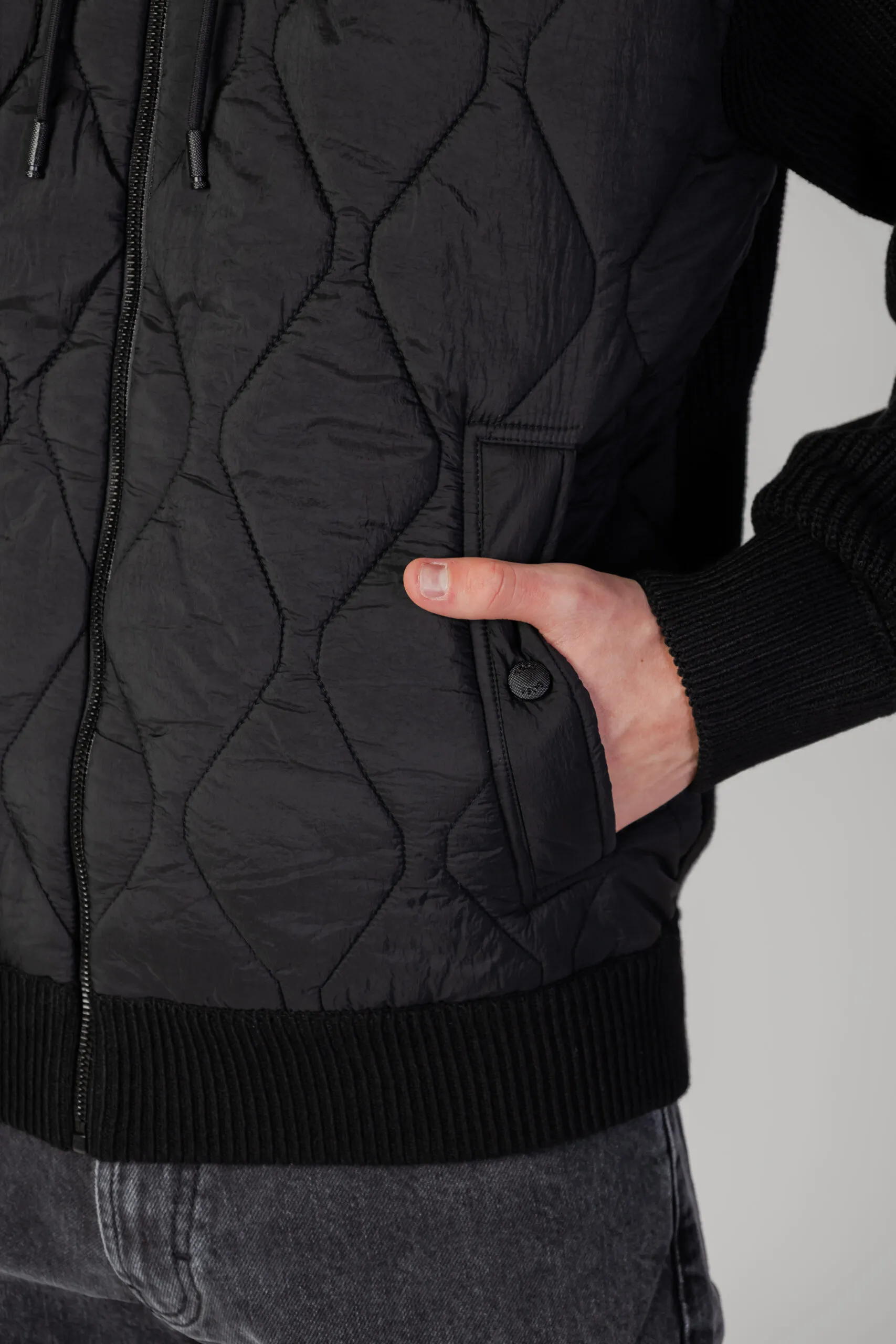 Piumino Boss abridorak Nero