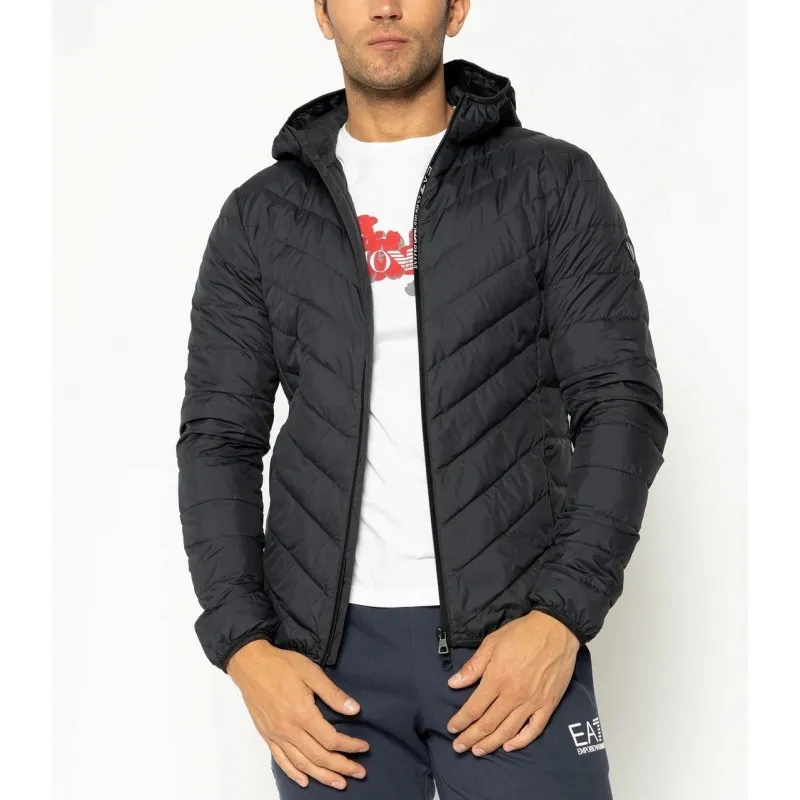PIUMINO CON CAPPUCCIO DA UOMO EMPORIO ARMANI EA7