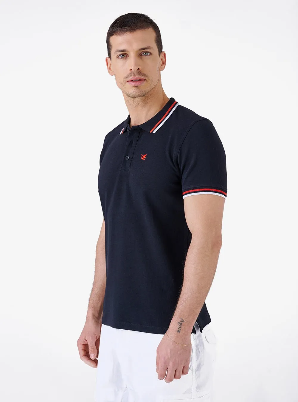 Polo A Mezza Manica In Cotone Piquet - Will