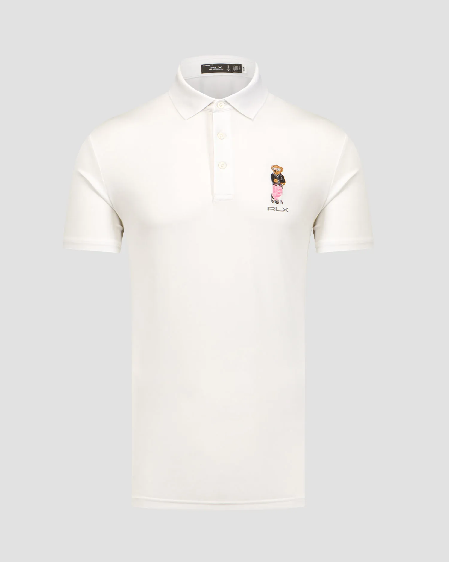 Polo bianca da uomo Ralph Lauren RLX Golf 785931148-100