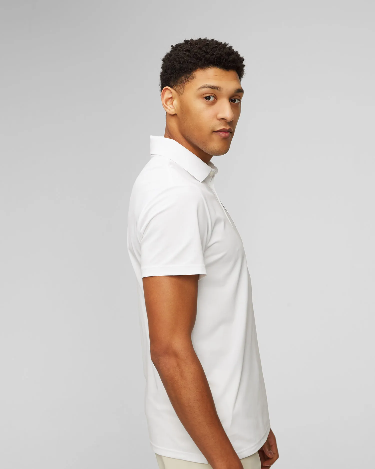 Polo bianca da uomo Ralph Lauren RLX Golf 785931148-100