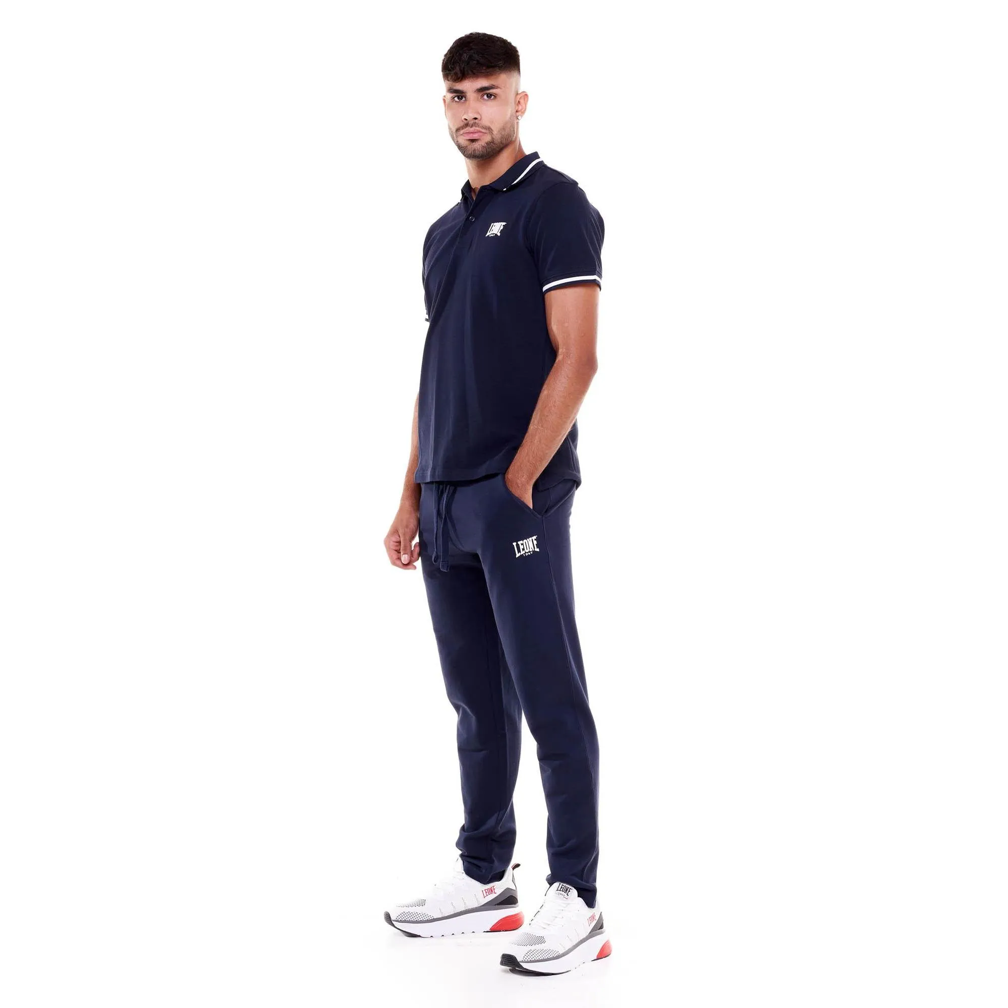 Polo da uomo dettagli a contrasto Basic