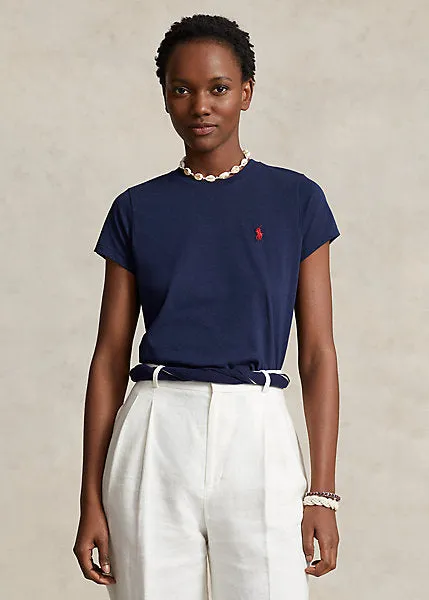POLO RALPH LAUREN Maglietta girocollo in jersey di cotone