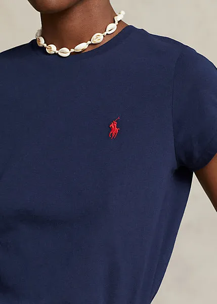 POLO RALPH LAUREN Maglietta girocollo in jersey di cotone