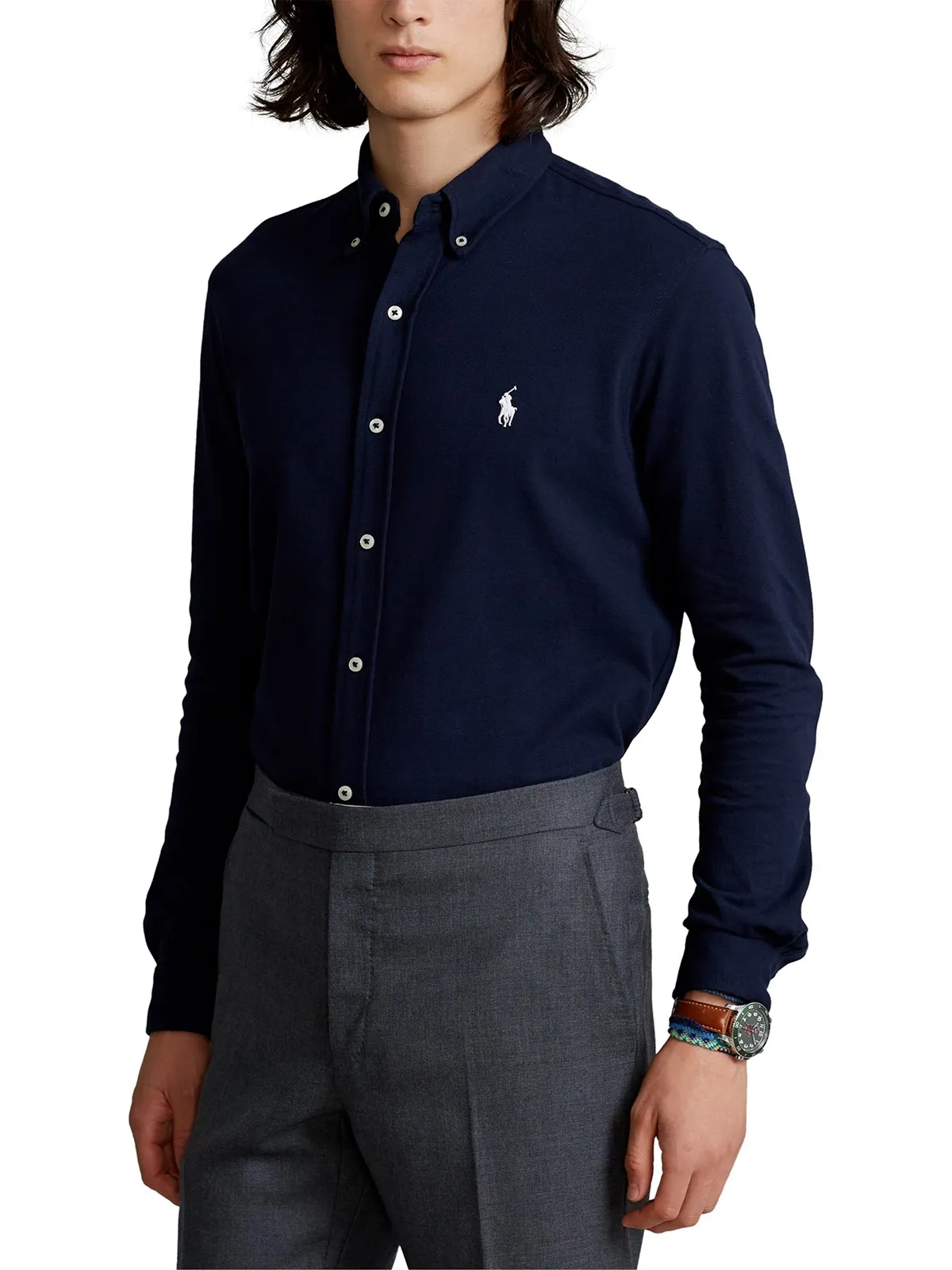 POLO RALPH LAUREN ---------- Camicia Uomo in Cotone Piqué ---------