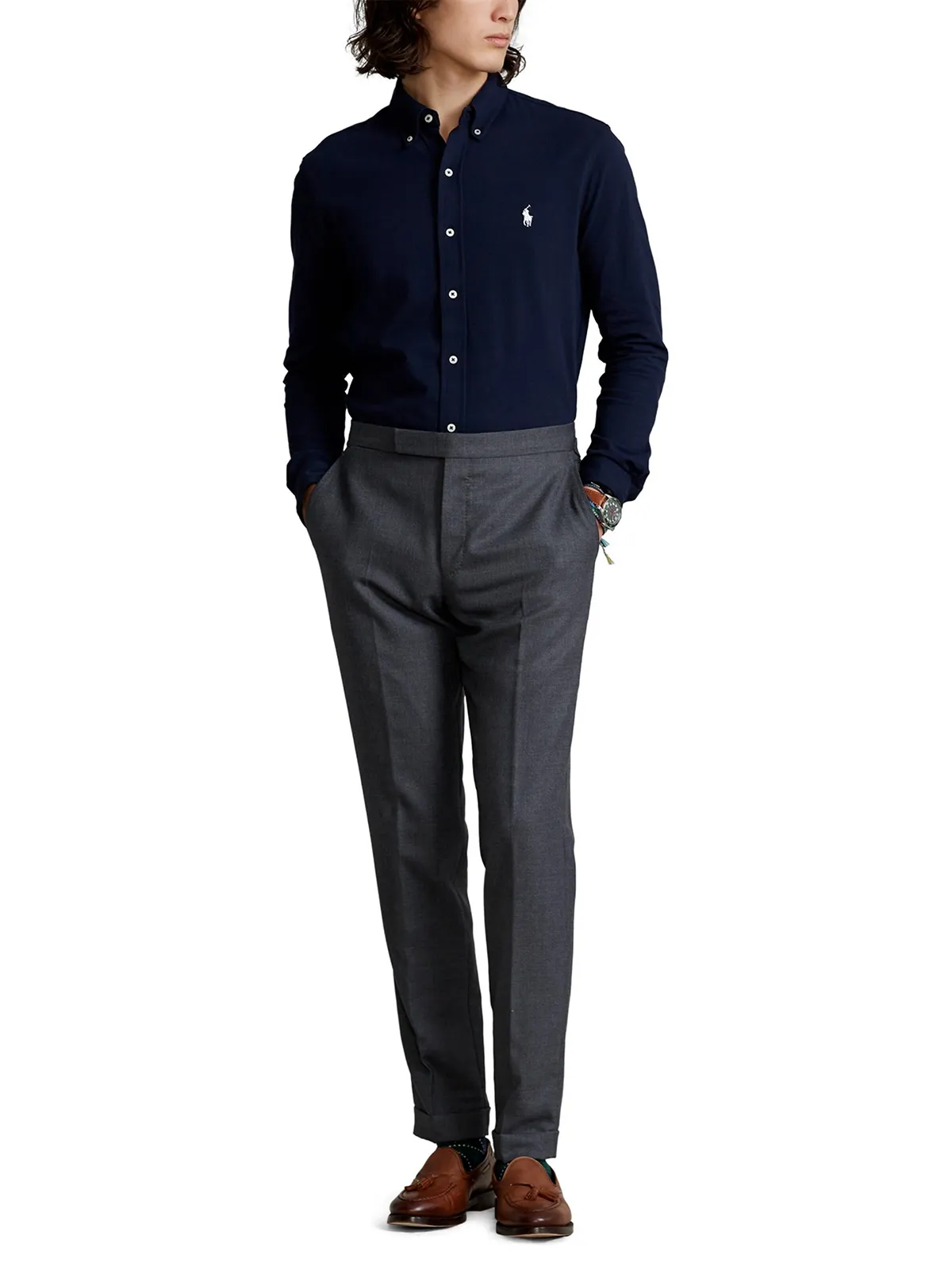 POLO RALPH LAUREN ---------- Camicia Uomo in Cotone Piqué ---------