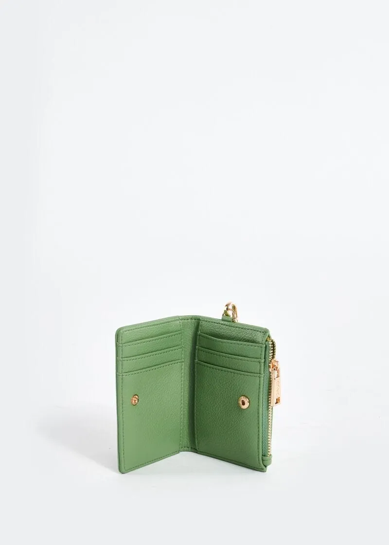 Portacarte tascabile in similpelle con logo