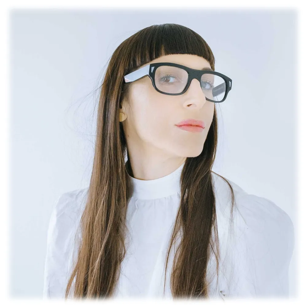 Portrait Eyewear - Jarvis Nero (C.01) - Occhiali da Vista - Realizzati a Mano in Italia - Exclusive Luxury Collection