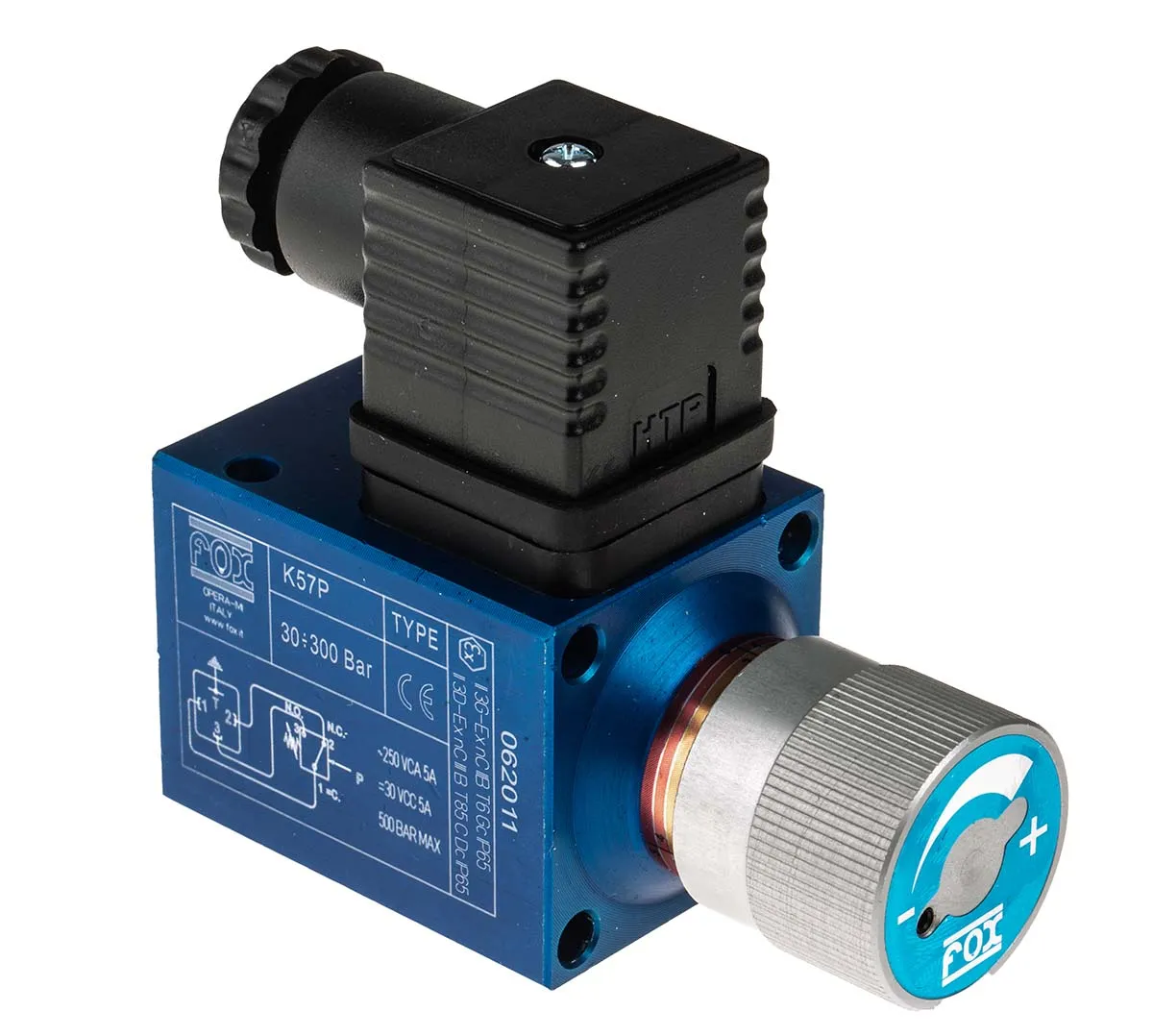 Pressostato RS PRO NC/NA, 30bar min, 300 bar max, G 1/4, 250V ca/cc