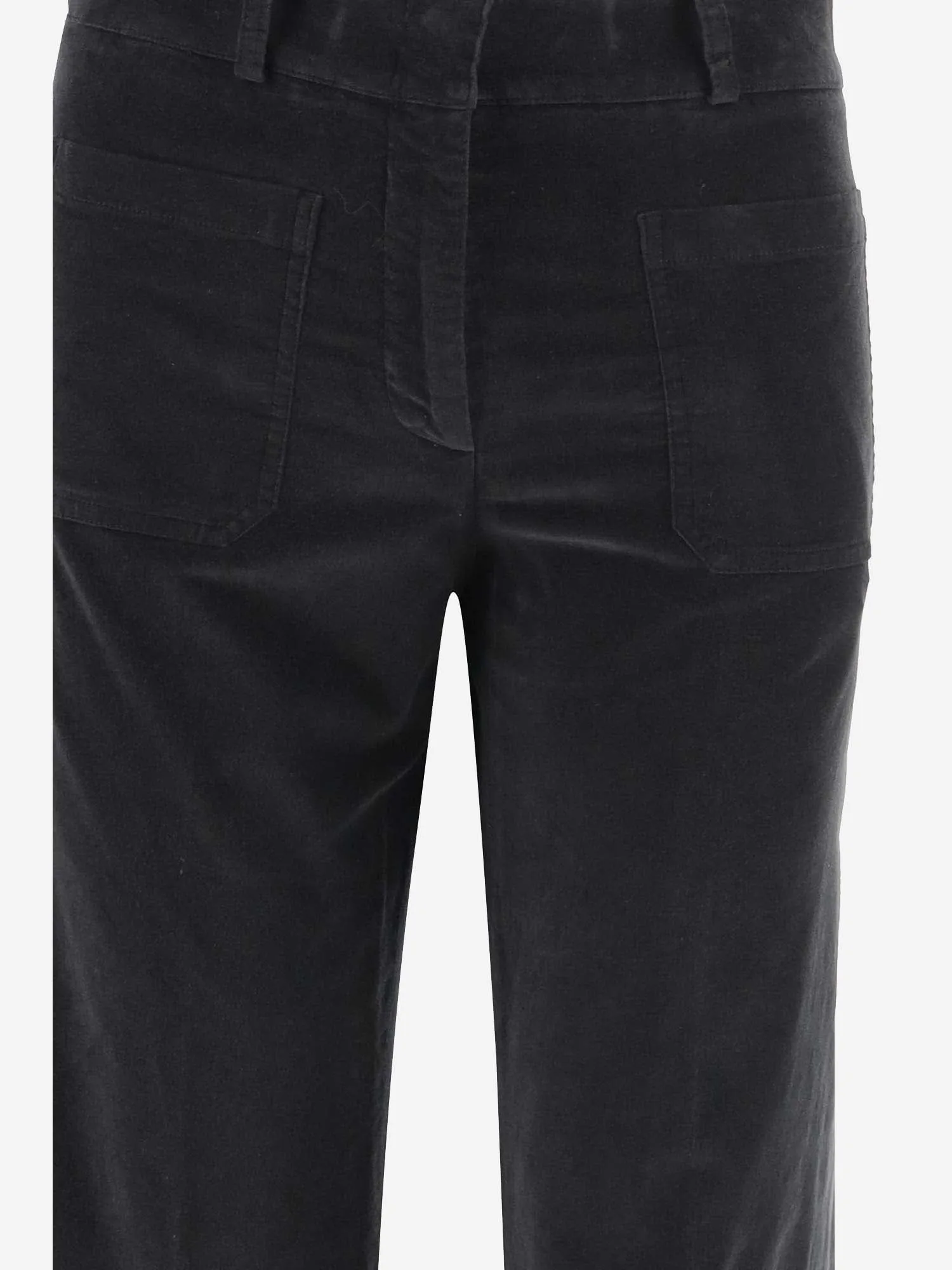 Ql2 pantaloni in velluto in cotone allungato
