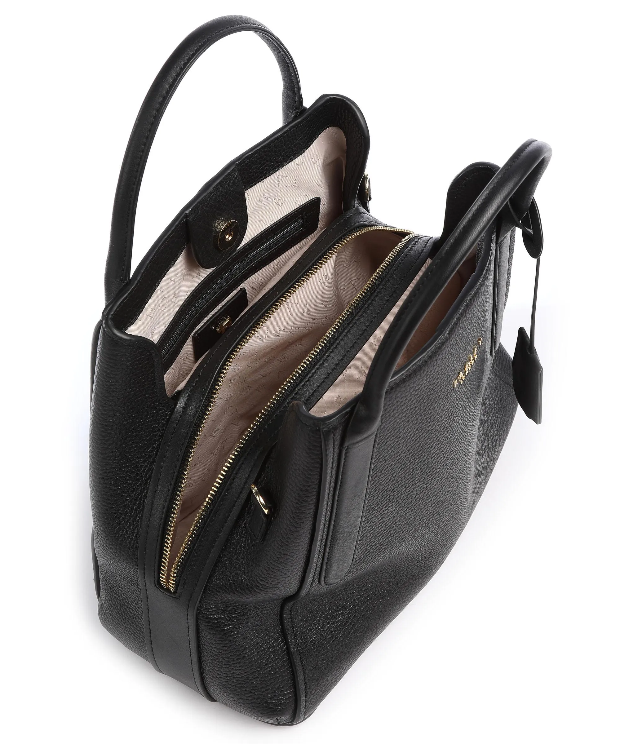  Radley London Baylis Road 2.0 Borsa a mano pelle di vacchetta grana nero  