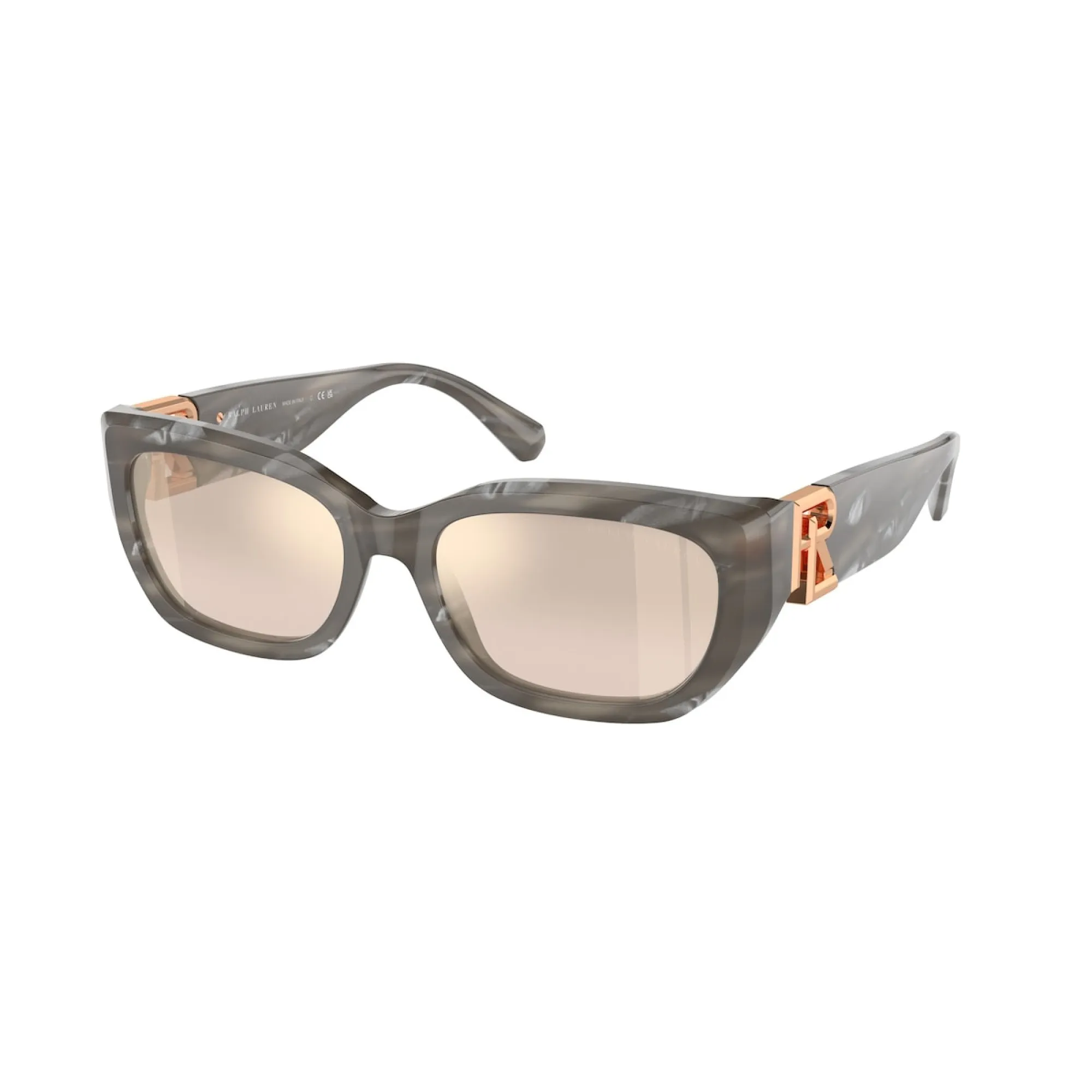   Ralph Lauren RL 8222 The Bridget 61754E Guscio D'ostrica Nero | Occhiale Da Sole Donna 