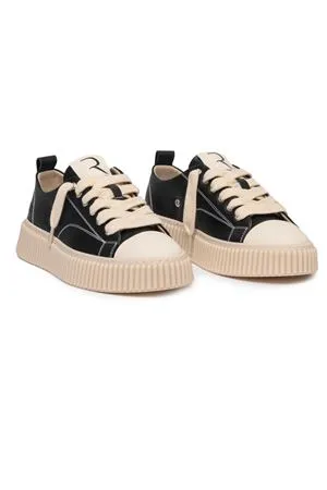 RHUN Calzature,Sneakers Sneakers 2020 Treble in pelle nera 