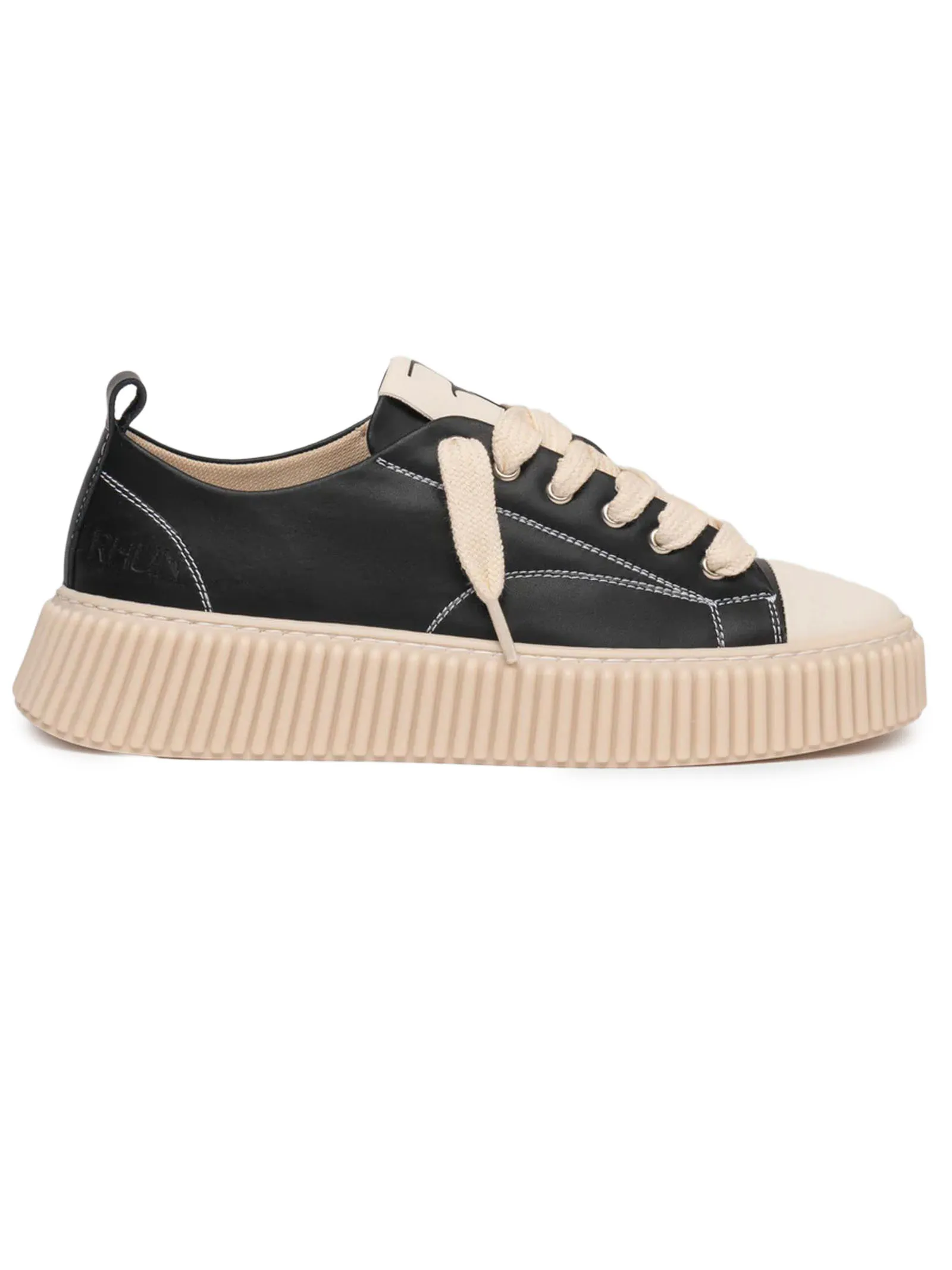 RHUN Calzature,Sneakers Sneakers 2020 Treble in pelle nera 