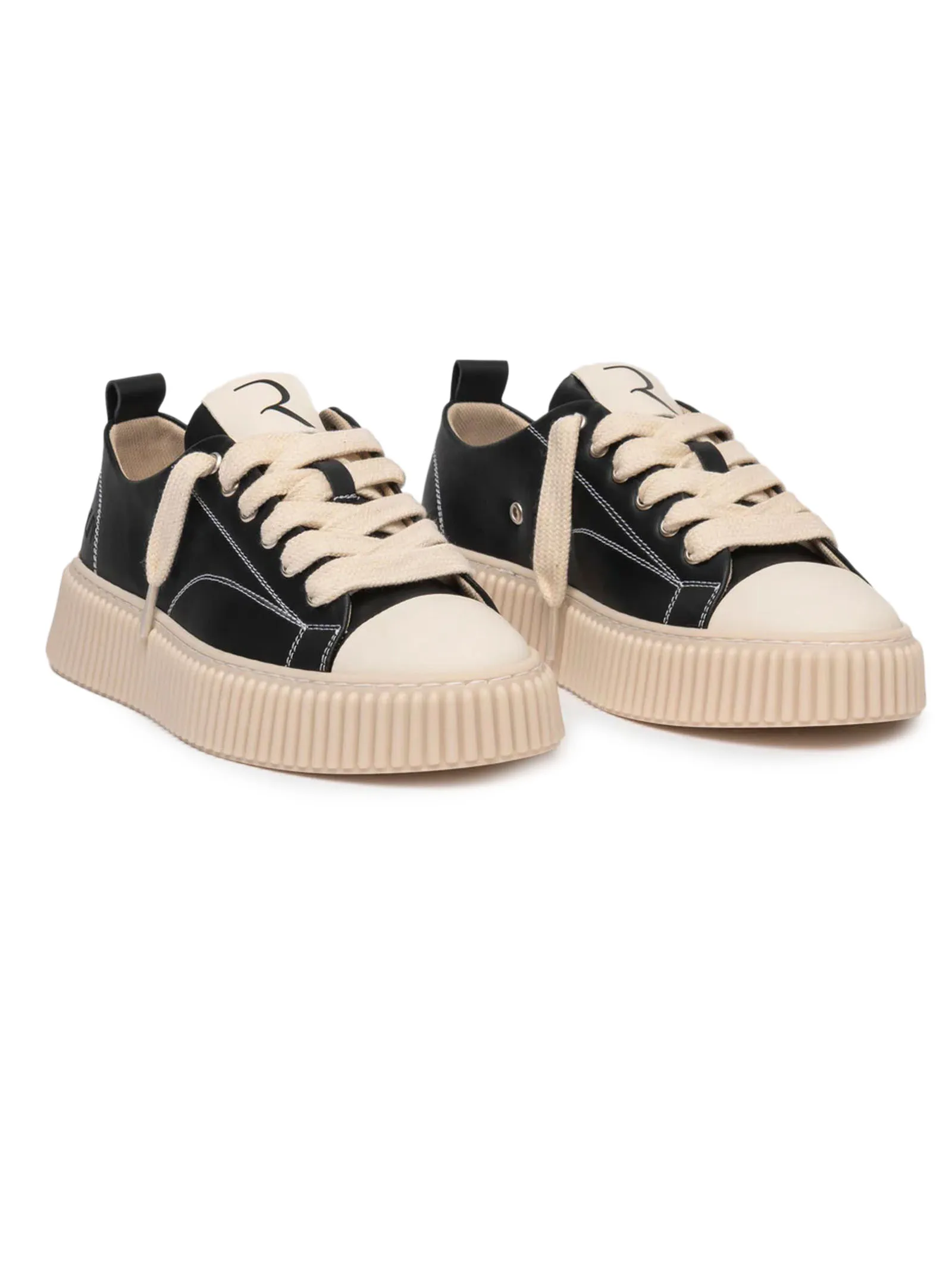 RHUN Calzature,Sneakers Sneakers 2020 Treble in pelle nera 