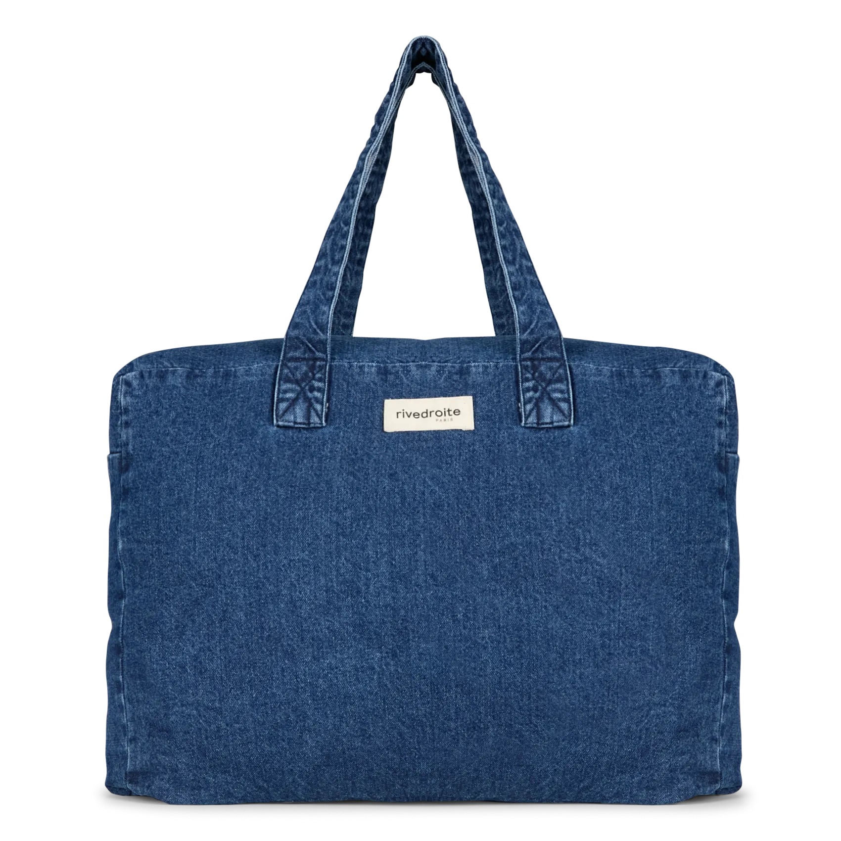  RIVE DROITE PARIS   ELZEVIR - Borsa da viaggio in misto cotone | Blu