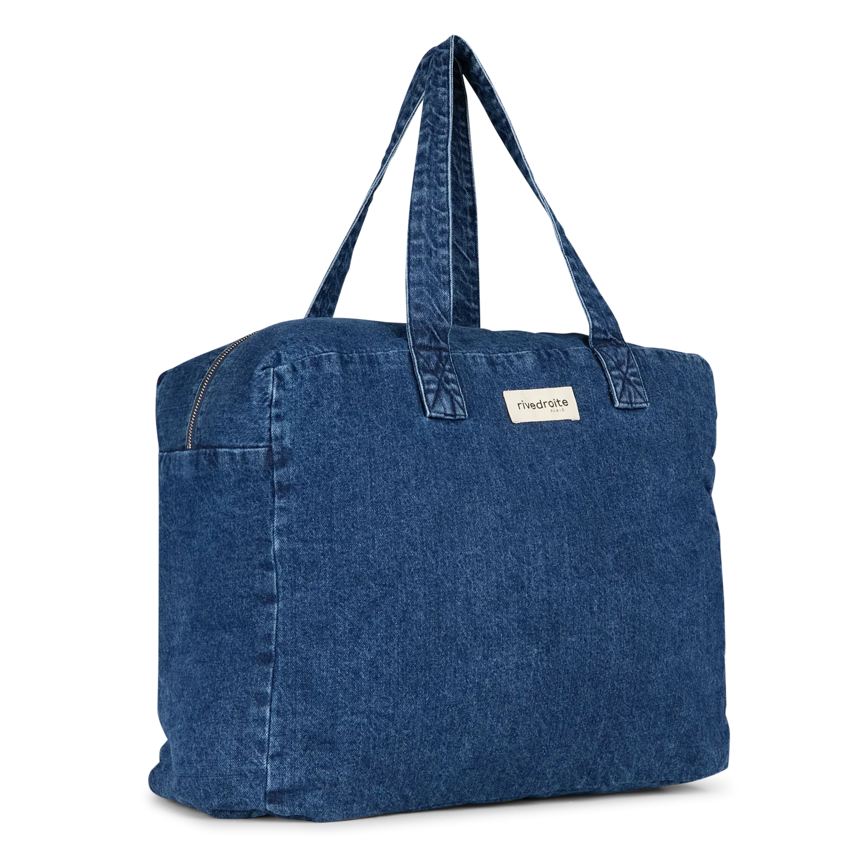  RIVE DROITE PARIS   ELZEVIR - Borsa da viaggio in misto cotone | Blu