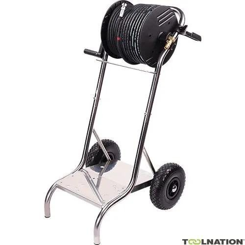 Rothenberger 76090 HD 19/180 B Idropulitrice ad acqua fredda con avvolgitubo, motore a benzina 180 Bar