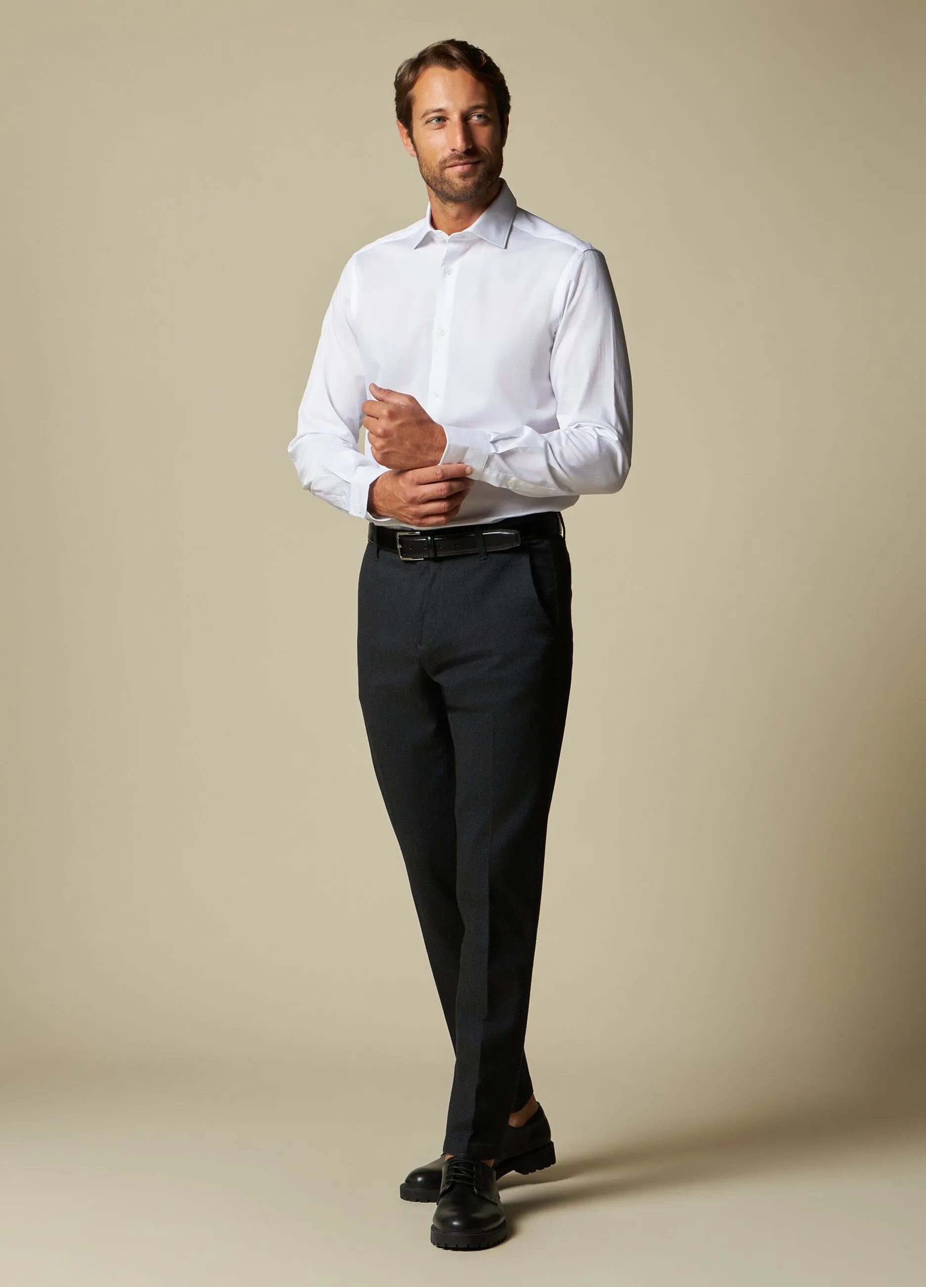 RUMFORD  Pantalone in tessuto tinto filo Rumford uomo