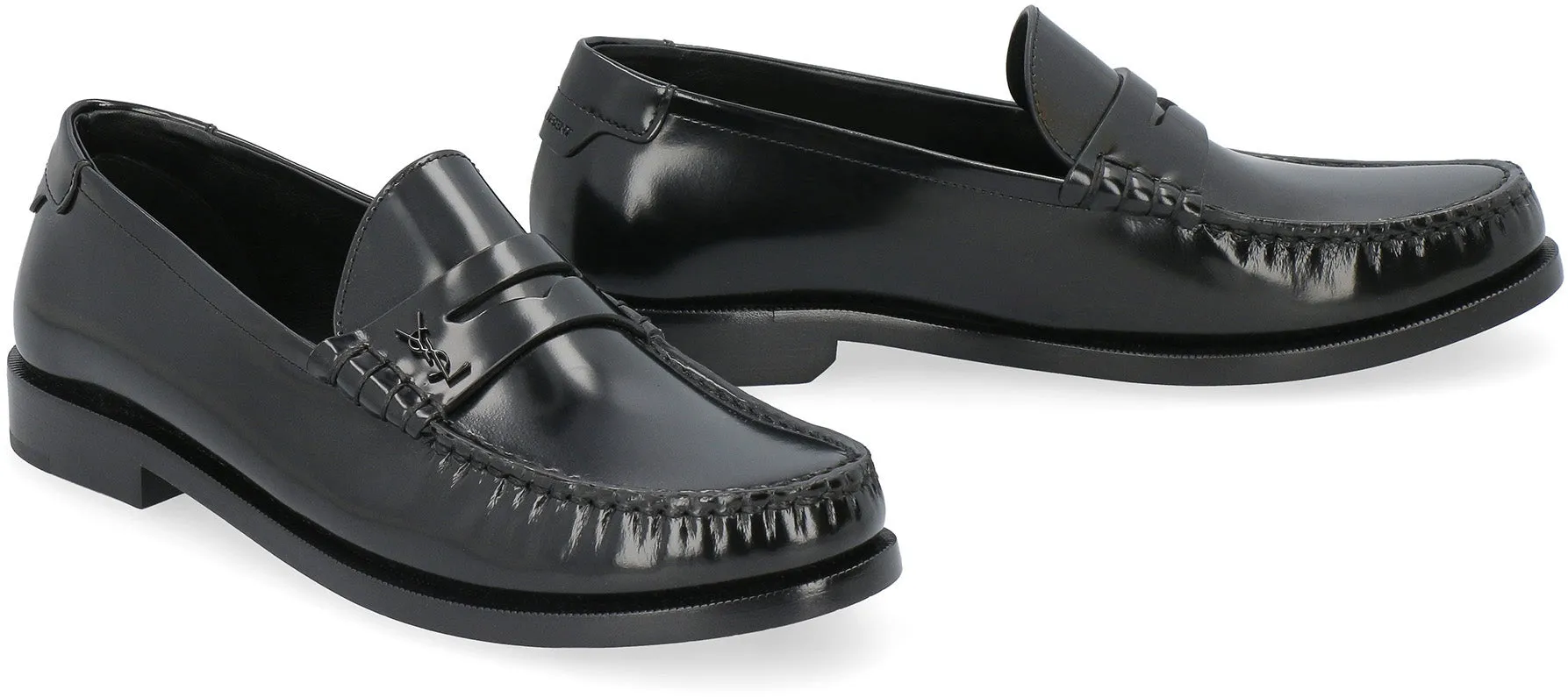 Saint Laurent Mocassini Monogram in pelle