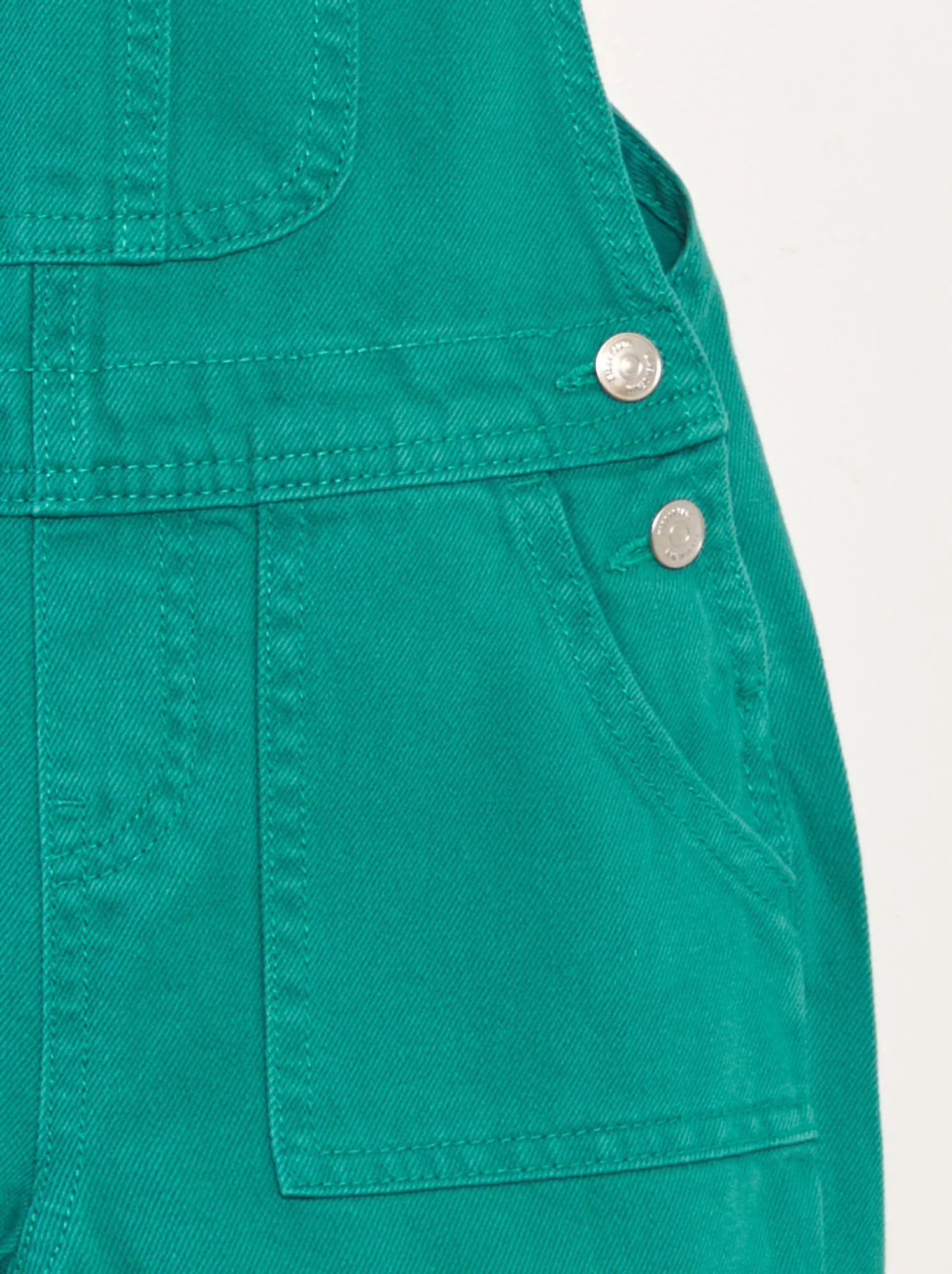 Salopette in jeans - VERDE