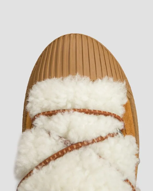 Scarpe invernali in pelle da donna Moon Boot Resort Ltrack Polar Shearling