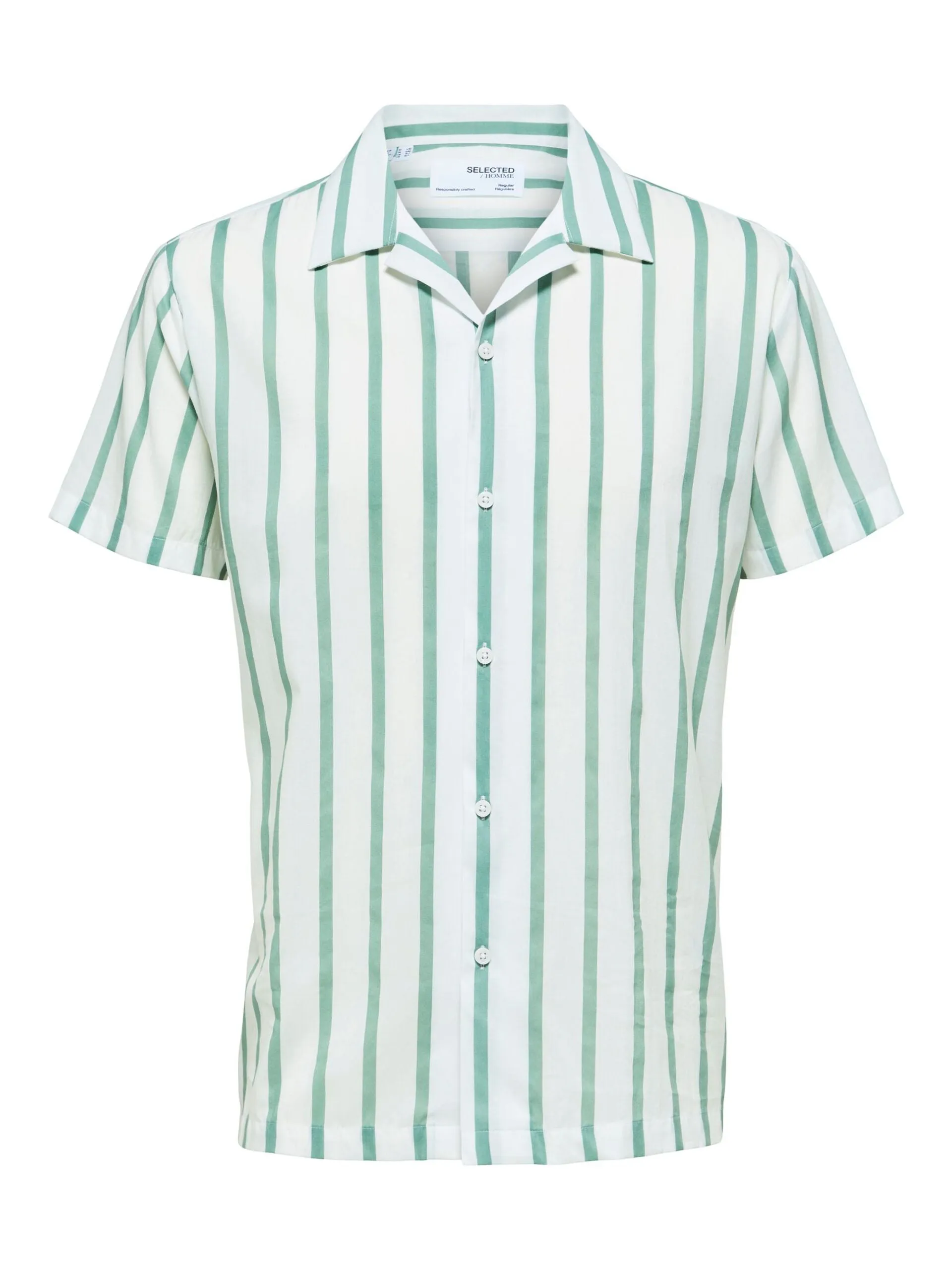 Selected Short Sleeve Shirt / Green