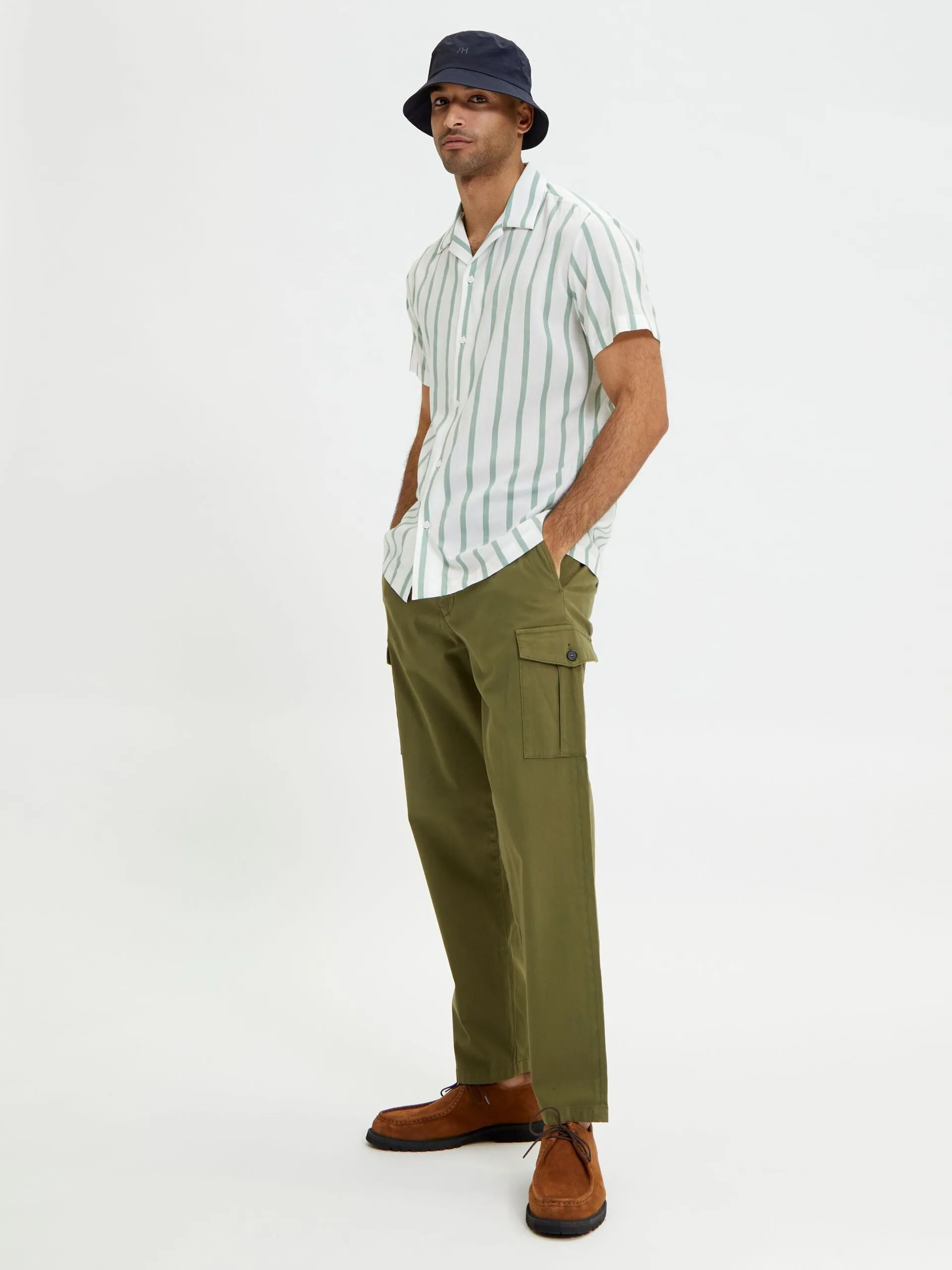 Selected Short Sleeve Shirt / Green