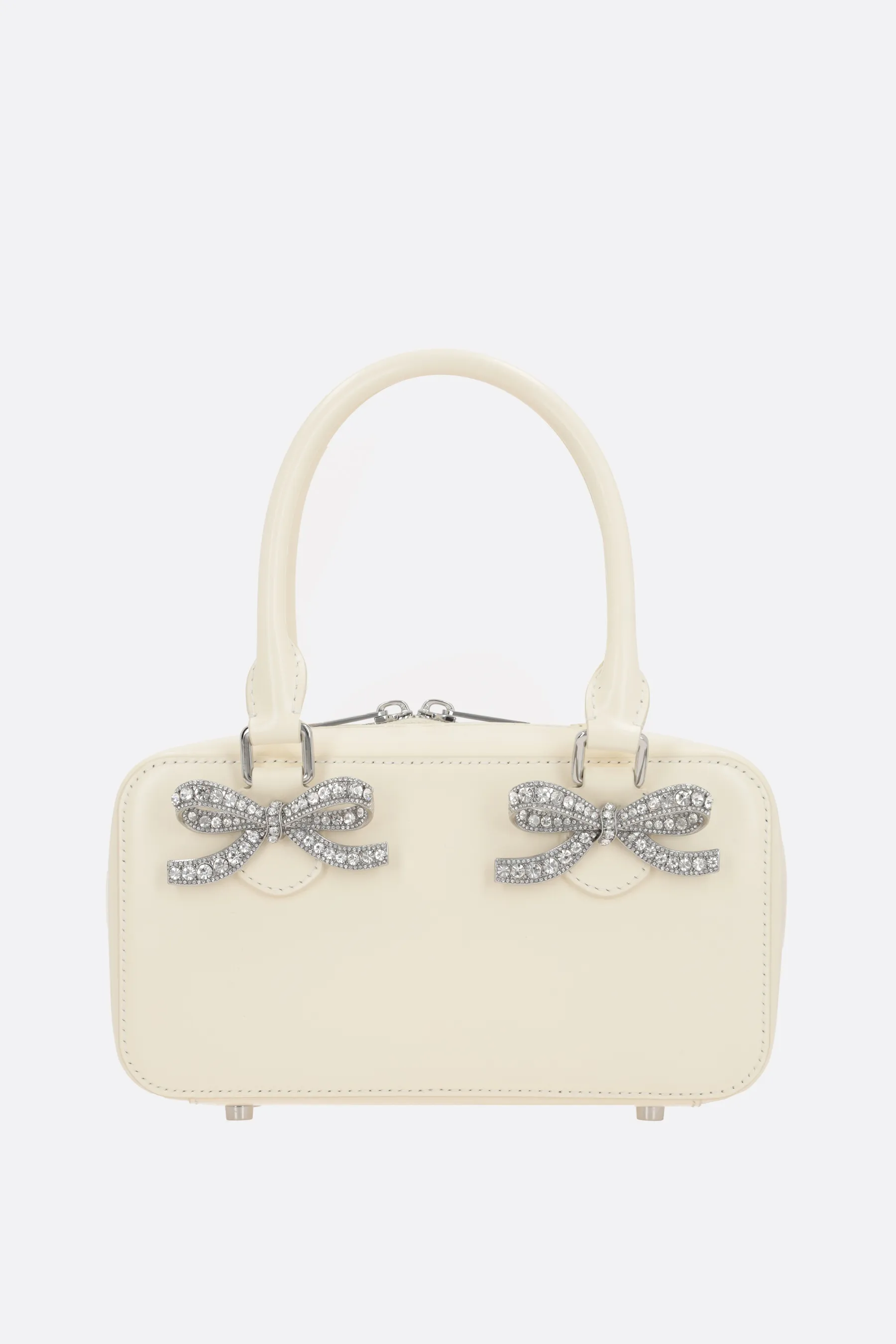  SELF PORTRAIT borsa tote mini in pelle lucida 