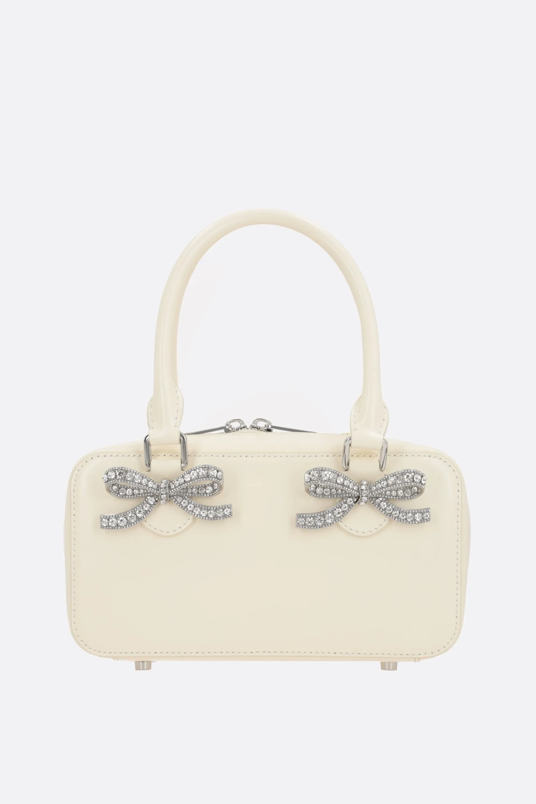  SELF PORTRAIT borsa tote mini in pelle lucida 