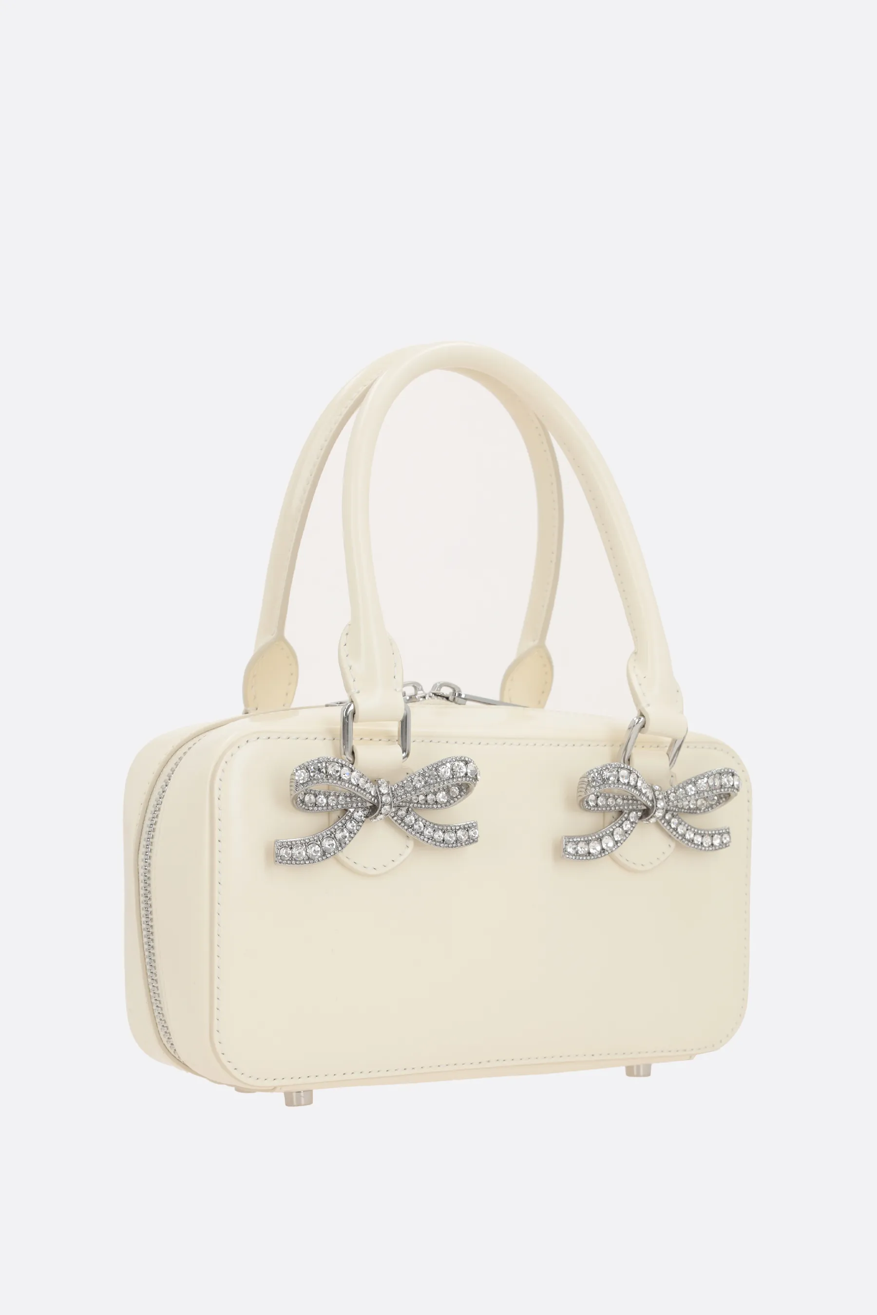  SELF PORTRAIT borsa tote mini in pelle lucida 