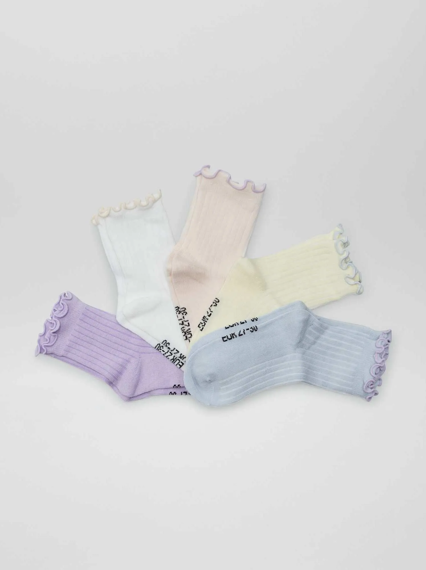 Set di 5 paia di calzini - ROSA