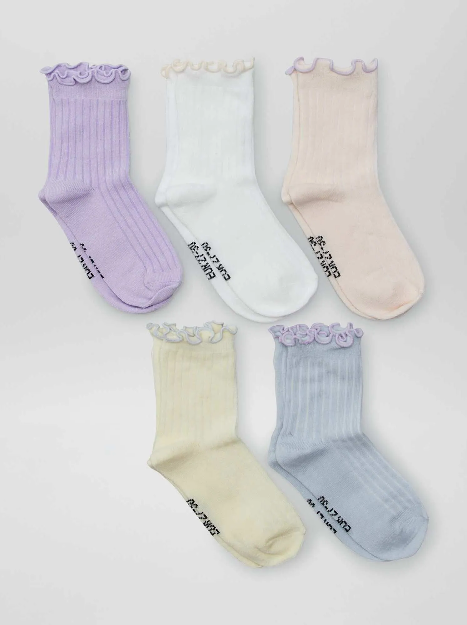Set di 5 paia di calzini - ROSA