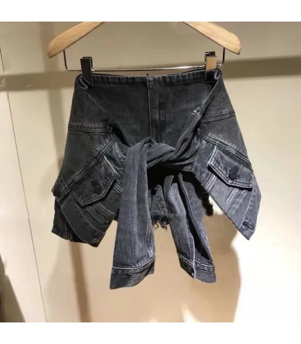 Shorts maniche legate