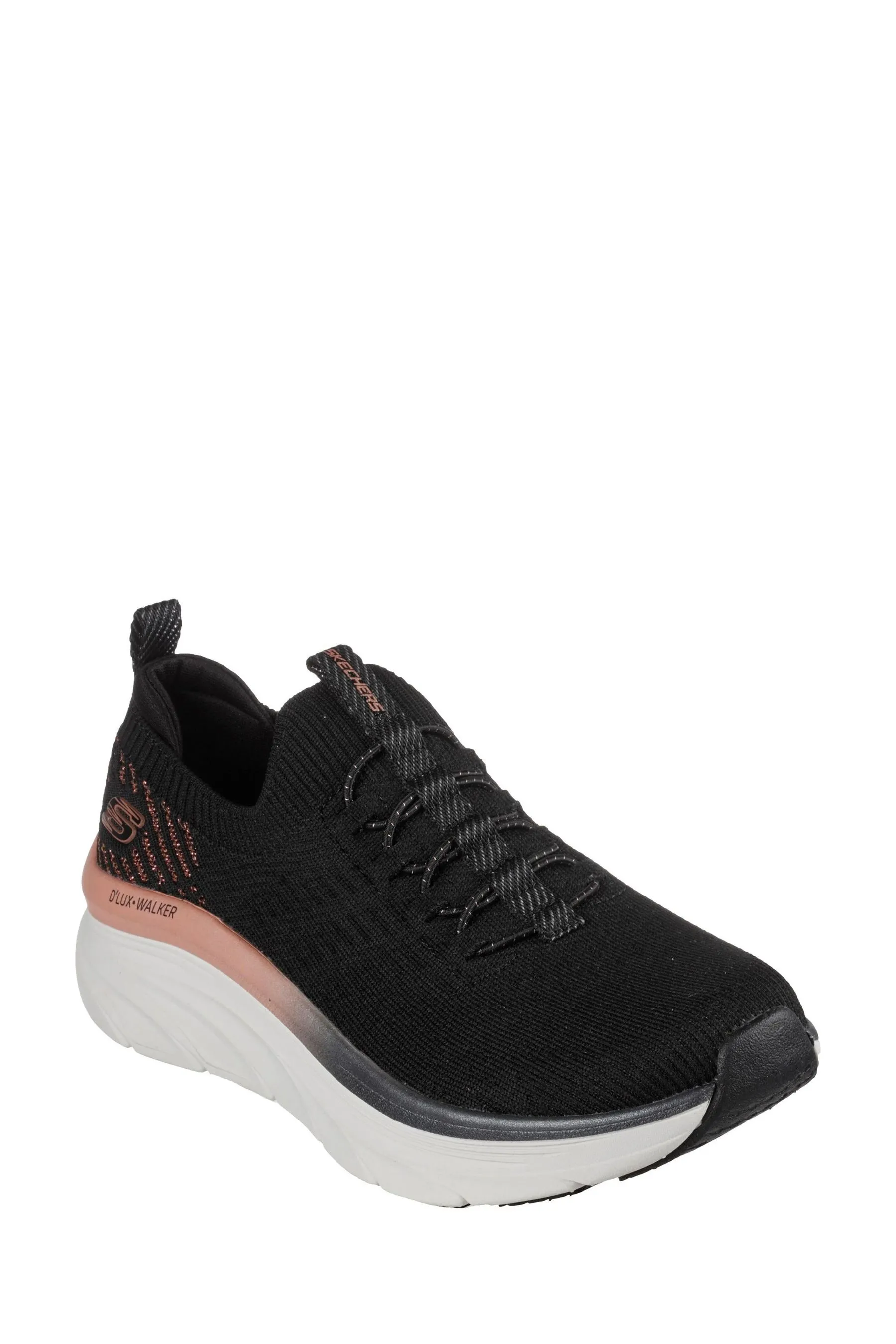 Skechers - D'Lux Walker - Scarpe da ginnastica con scritta 