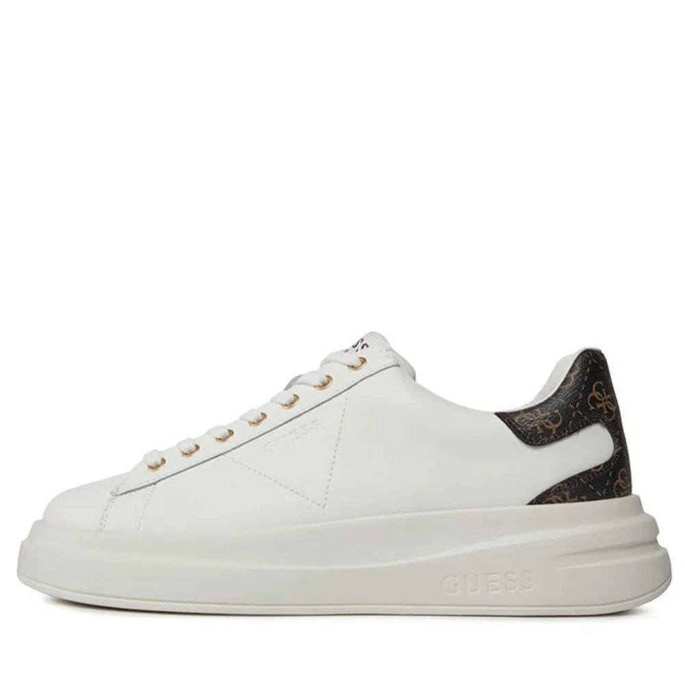 Sneakers Donna GUESS Colore White - Brown Ocra Linea Elbina